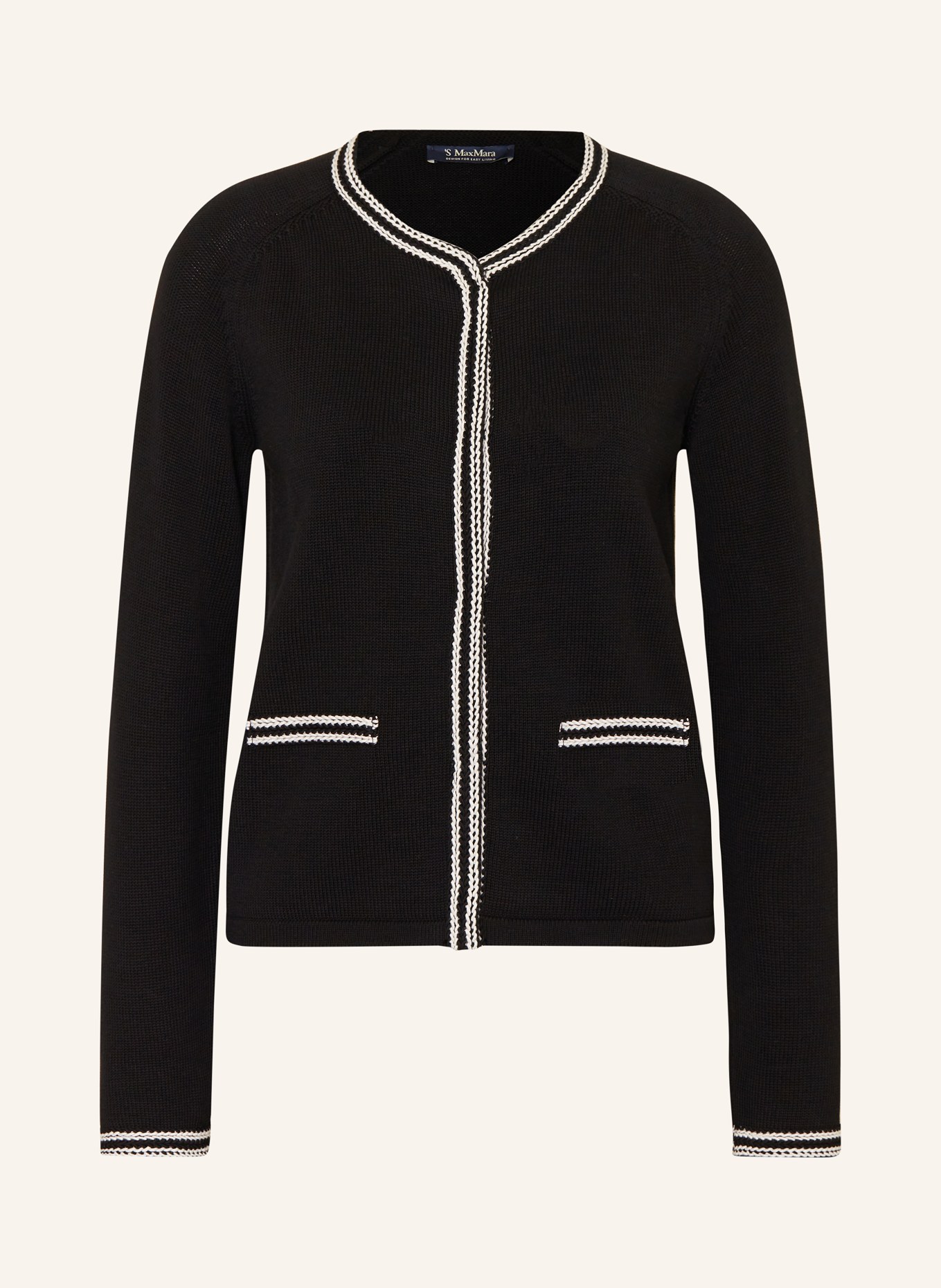 S Max Mara Strickjacke ZENOBIA in schwarz
