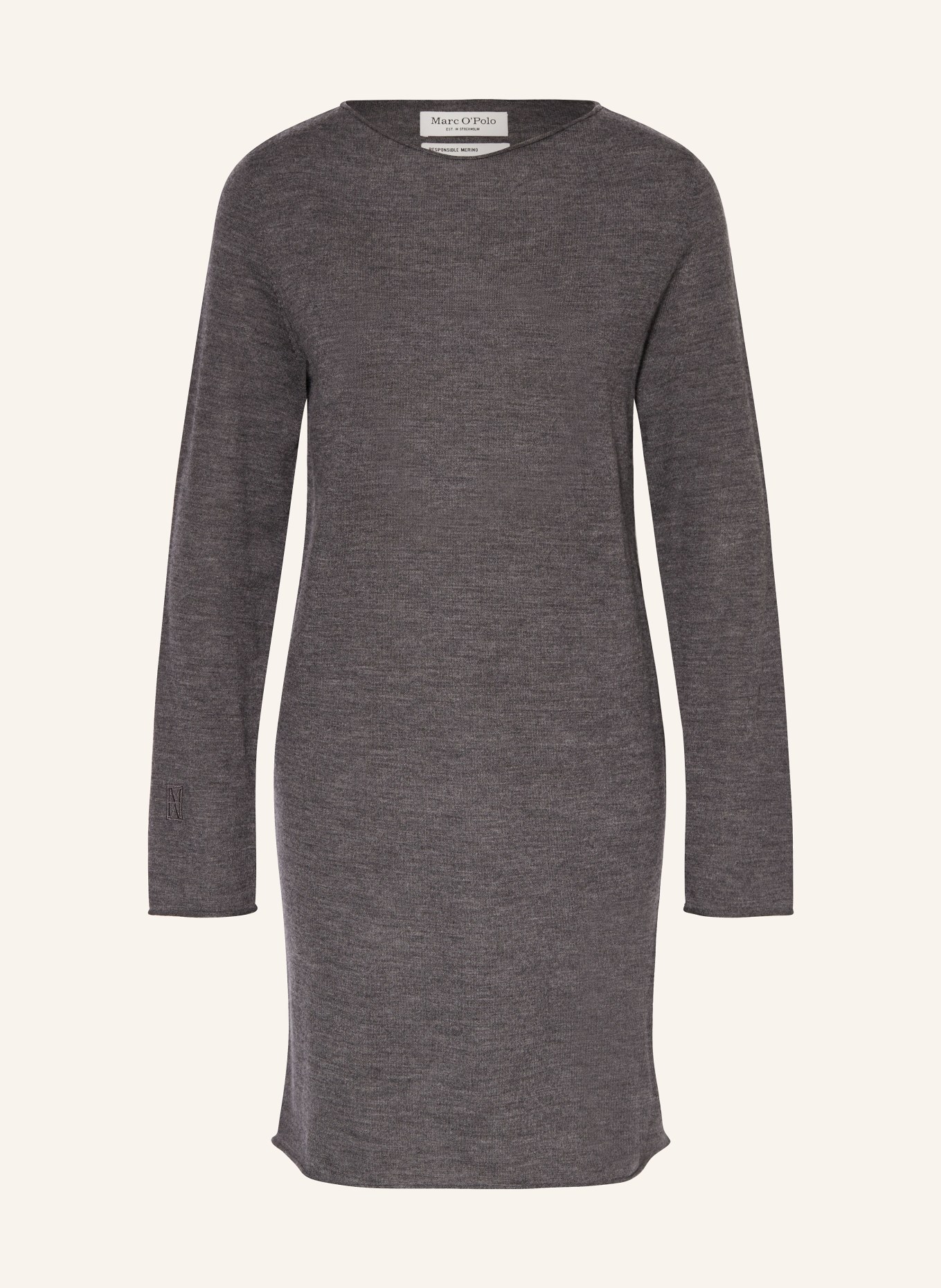 Marc O'Polo Strickkleid: DUNKELGRAU