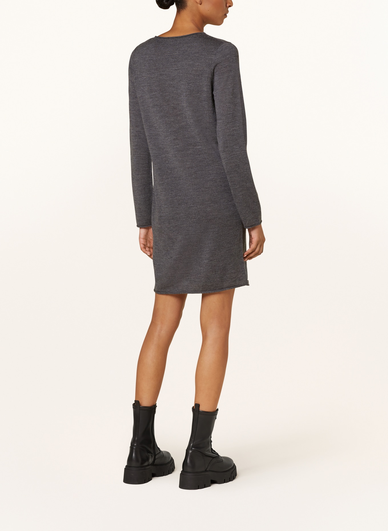 Marc O'Polo Strickkleid: DUNKELGRAU
