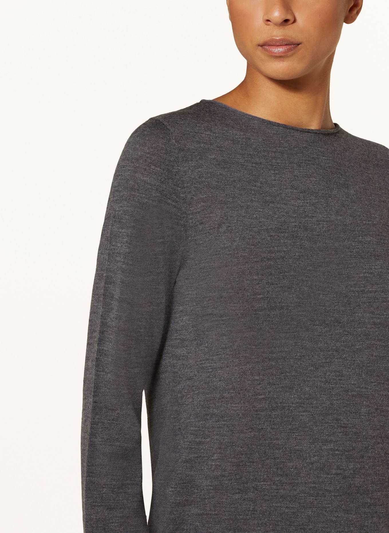 Marc O'Polo Strickkleid: DUNKELGRAU