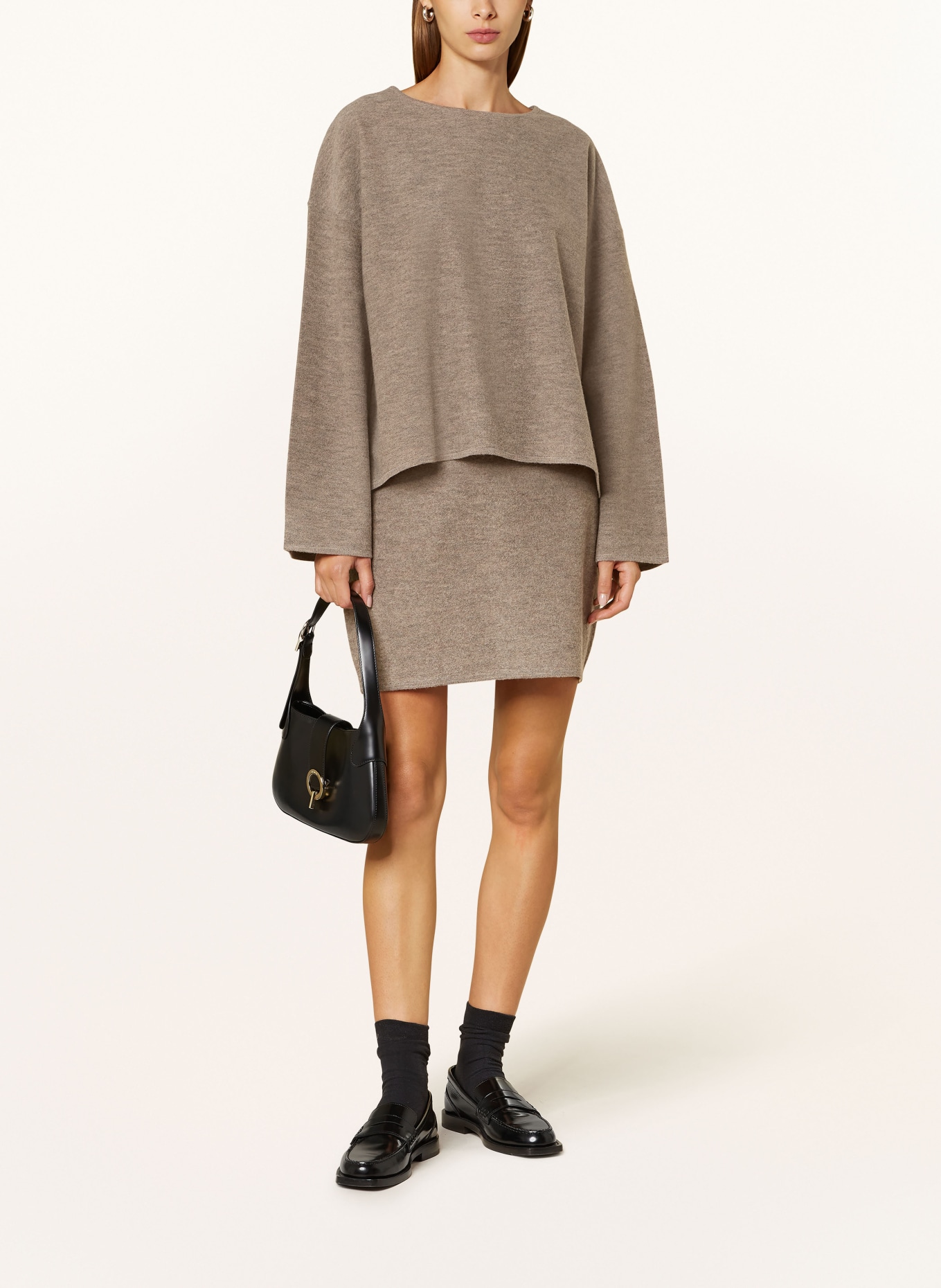 Marc O'Polo Knit skirt: LIGHT BROWN