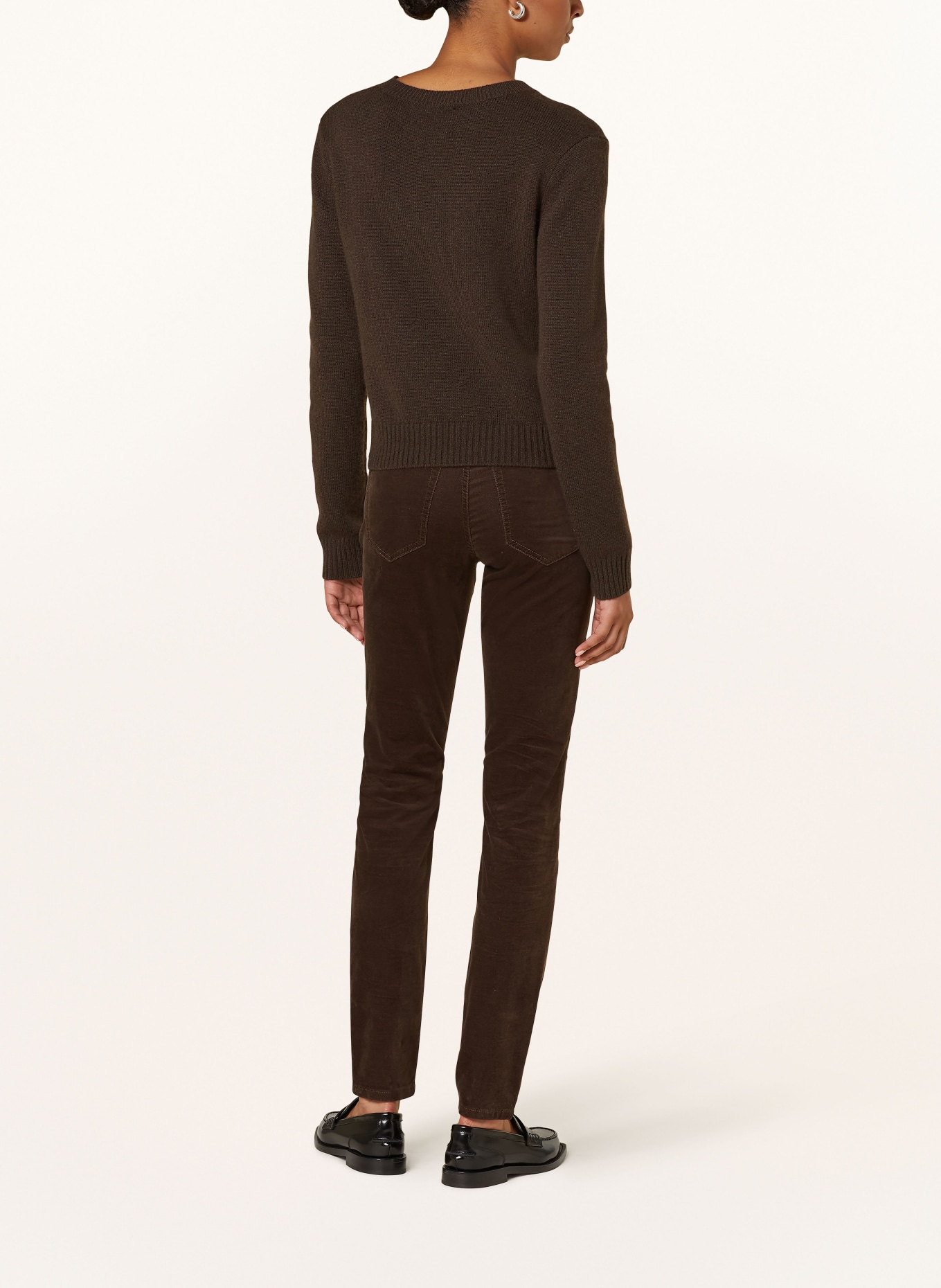 Marc O'Polo Kalhoty: TMAVĚ HNĚDÁ