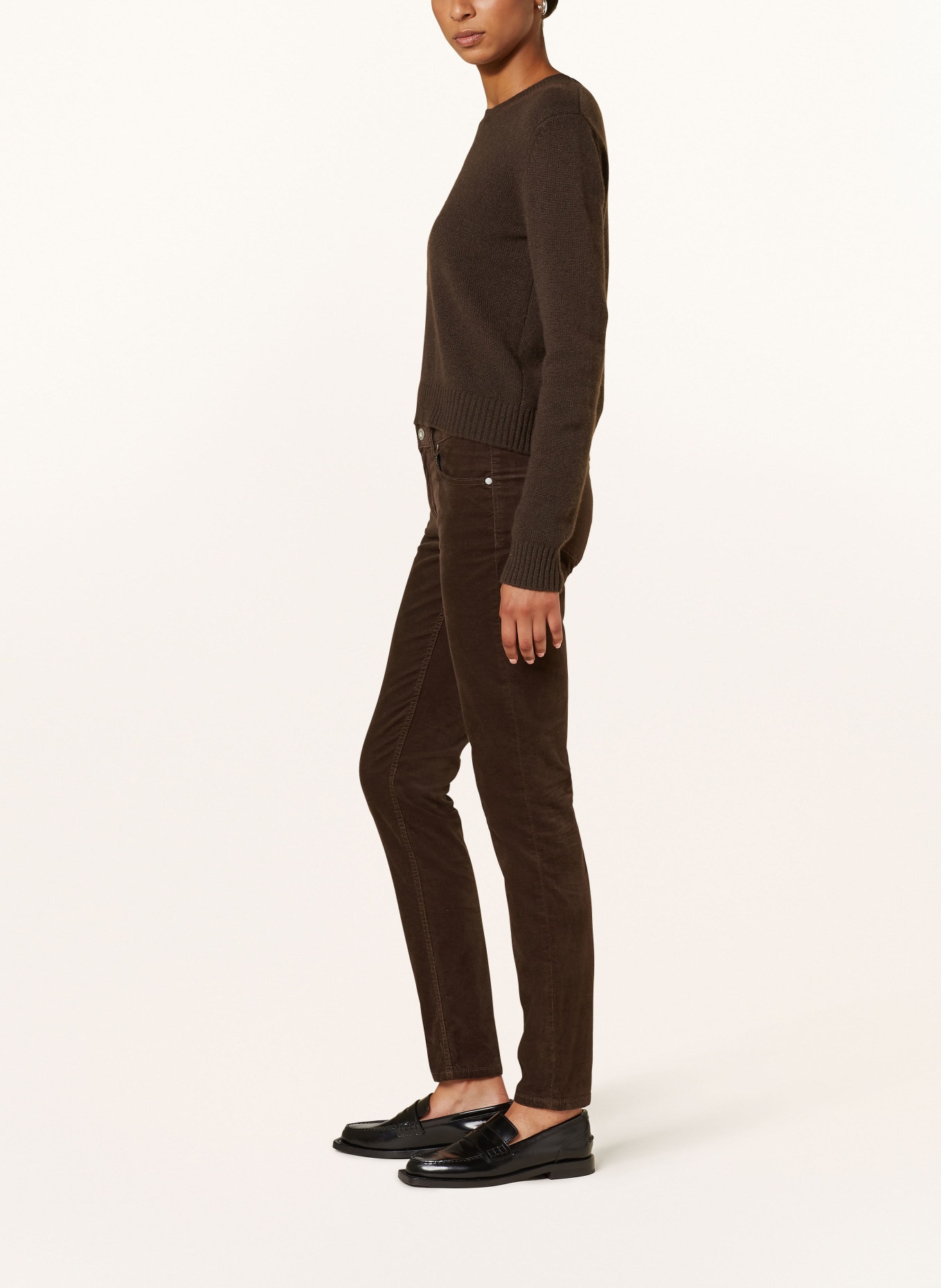 Marc O'Polo Kalhoty: TMAVĚ HNĚDÁ