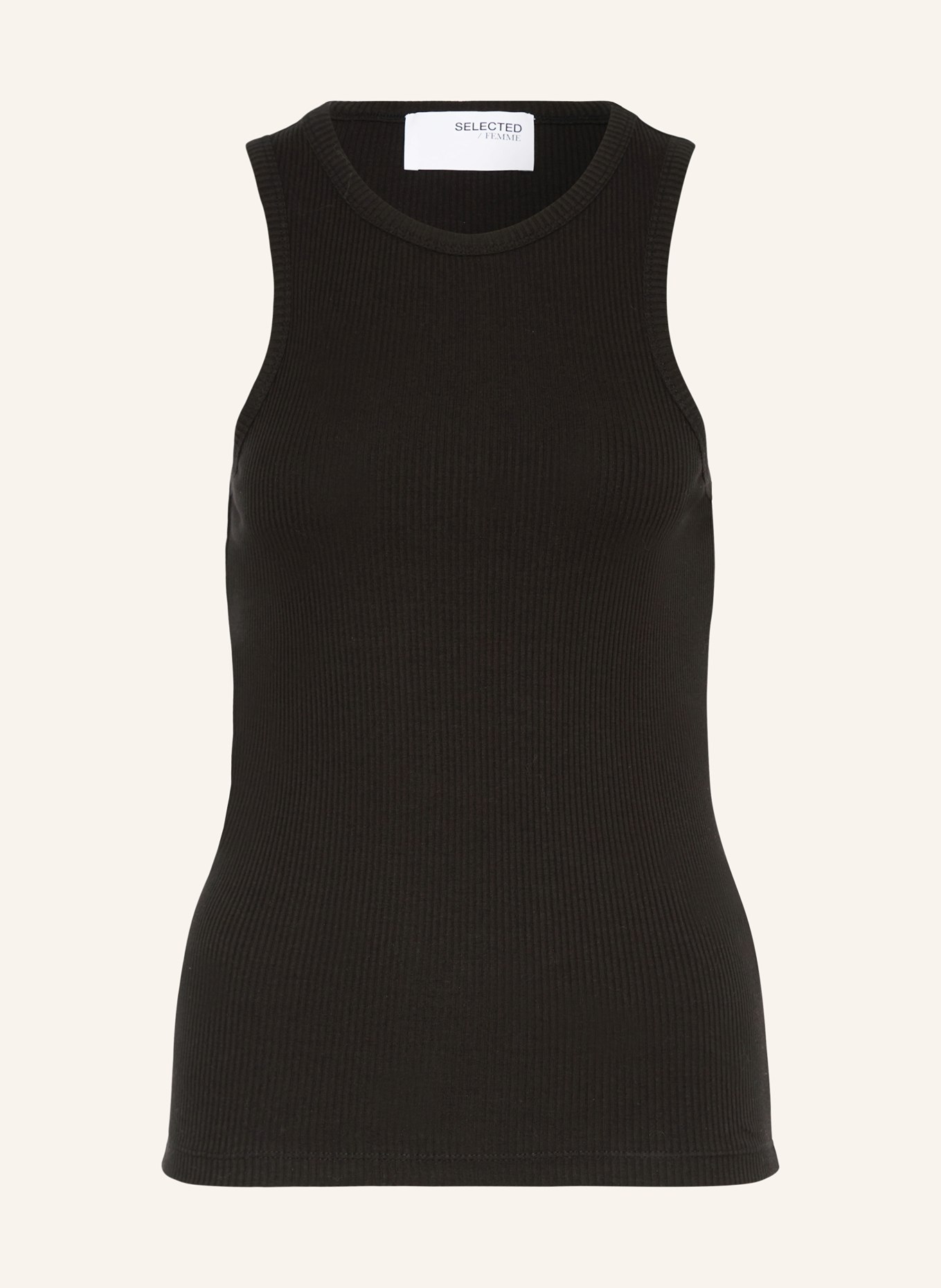 SELECTED Top, Color: BLACK (Image 1)