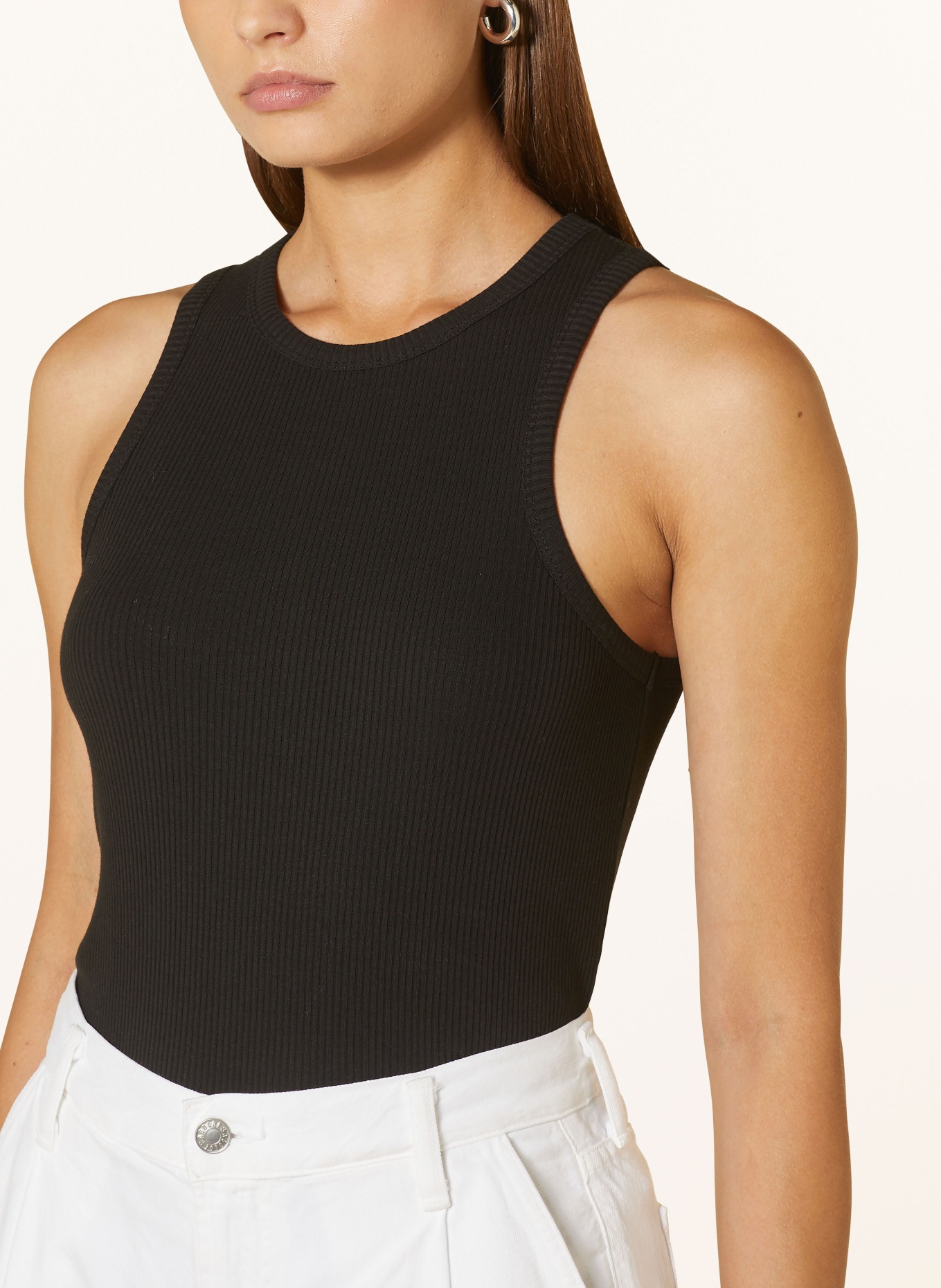 SELECTED Top, Color: BLACK (Image 4)