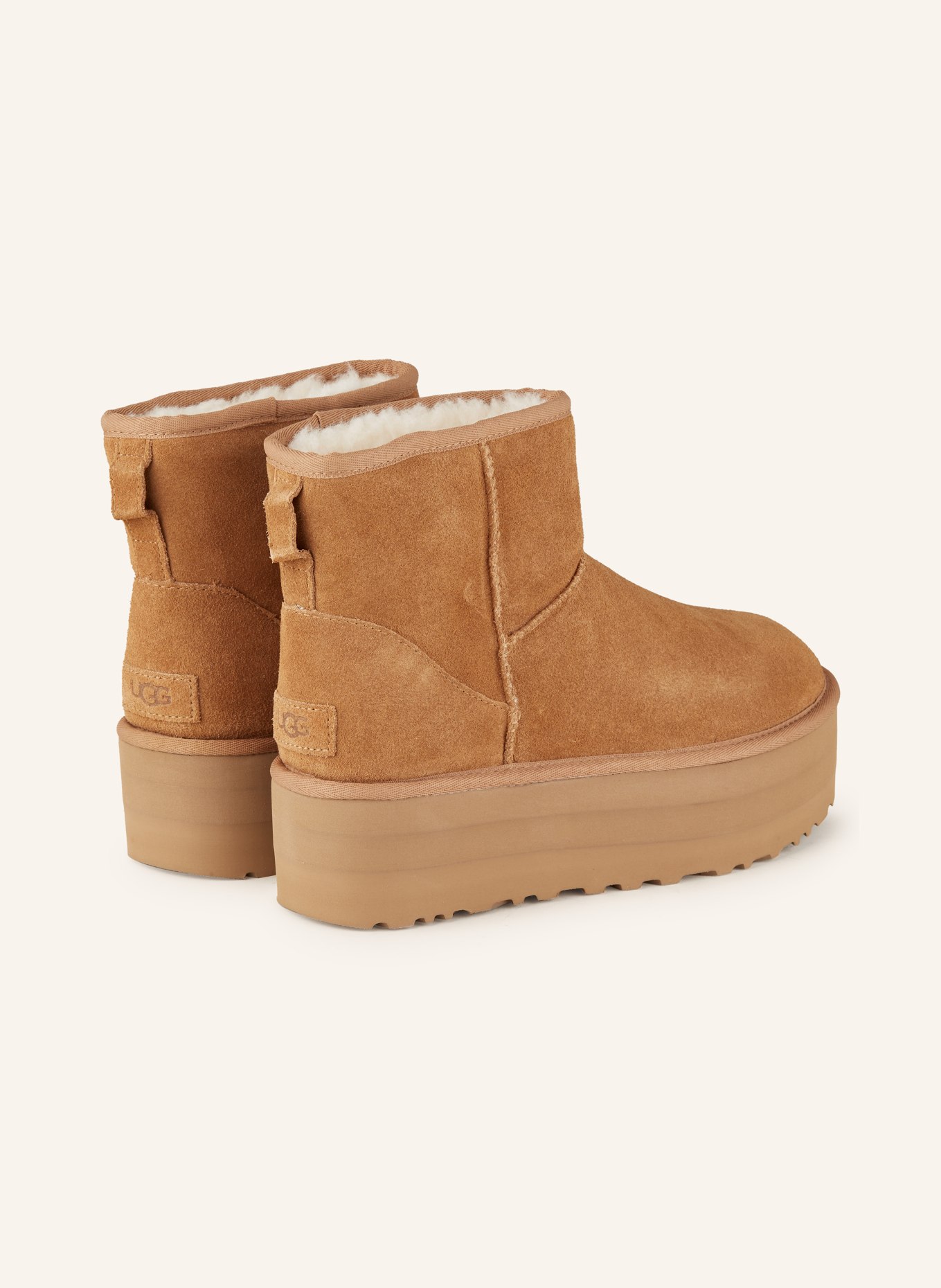 UGG Plateau-Boots CLASSIC MINI PLATFORM: CAMEL