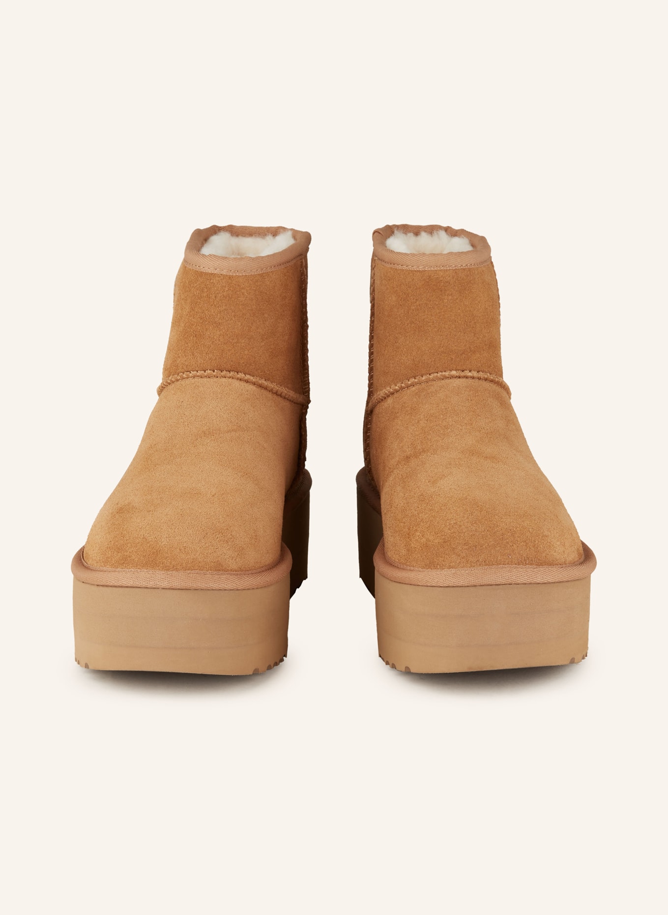 UGG Plateau-Boots CLASSIC MINI PLATFORM: CAMEL