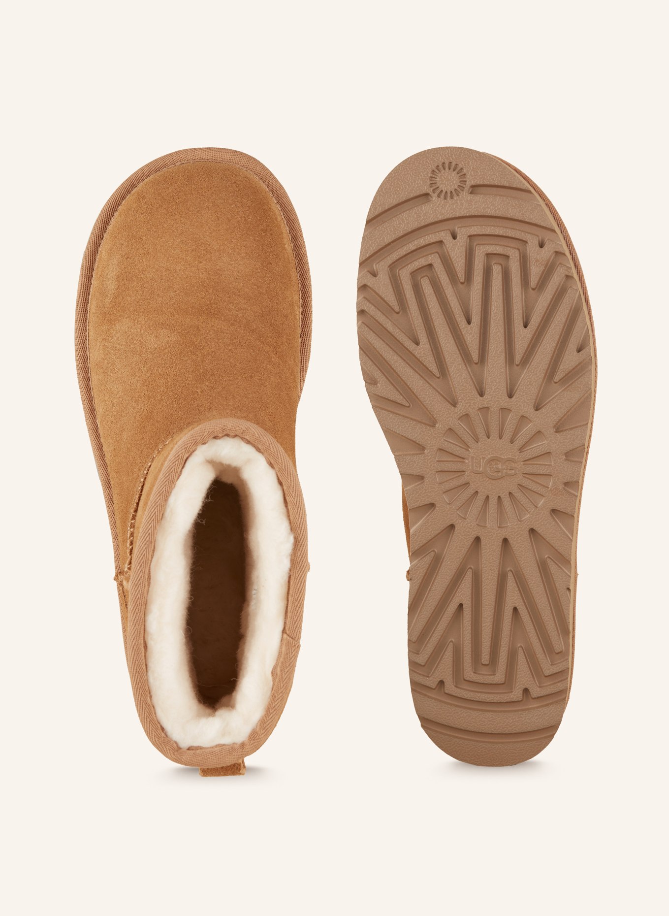 UGG Plateau-Boots CLASSIC MINI PLATFORM: CAMEL