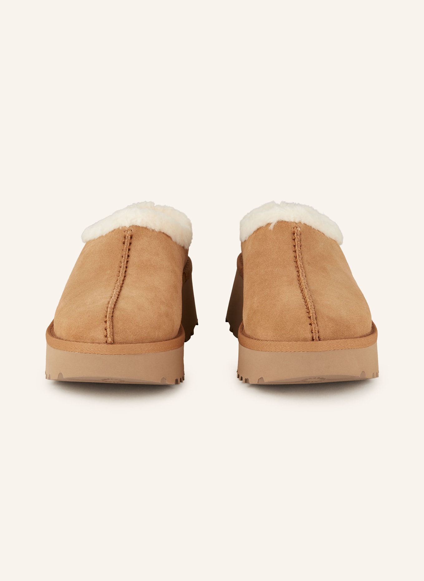 UGG Plateau-Pantoletten NEW HEIGHTS COZY: COGNAC