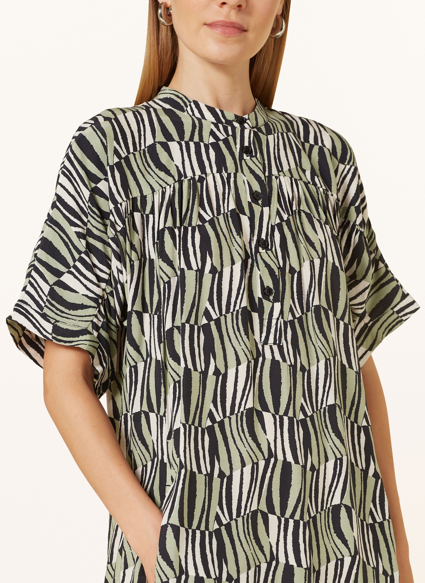 Whistles green shirt dress best sale
