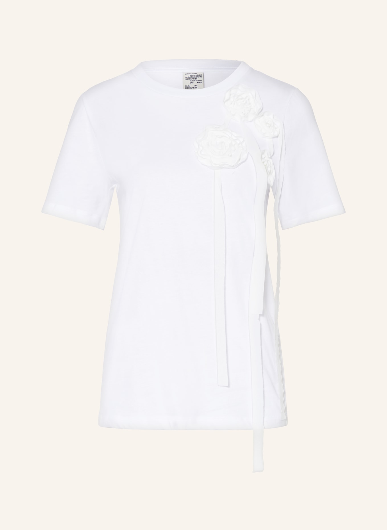 BAUM UND PFERDGARTEN Tričko JAWI: BÍLÁ