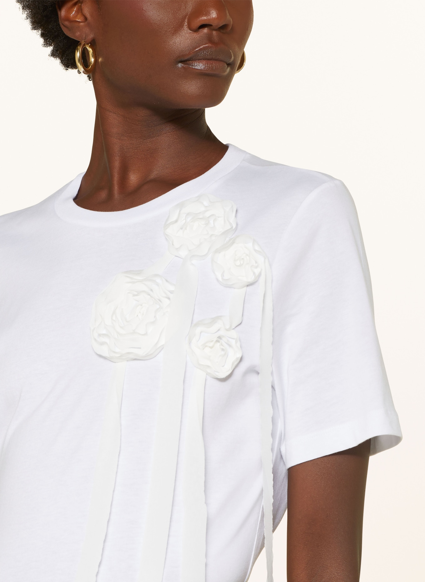 BAUM UND PFERDGARTEN Tričko JAWI: BÍLÁ