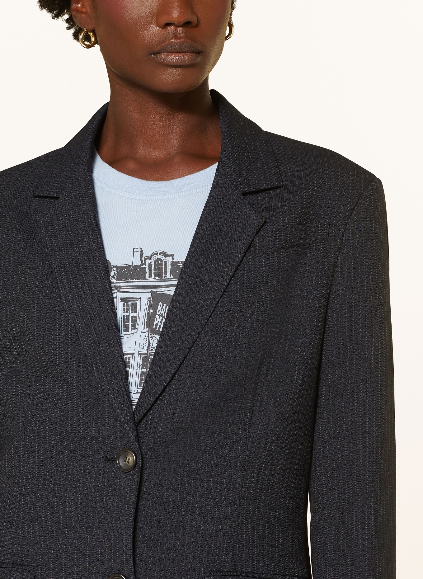 BAUM UND PFERDGARTEN Blazer long BLEONA: NOIR