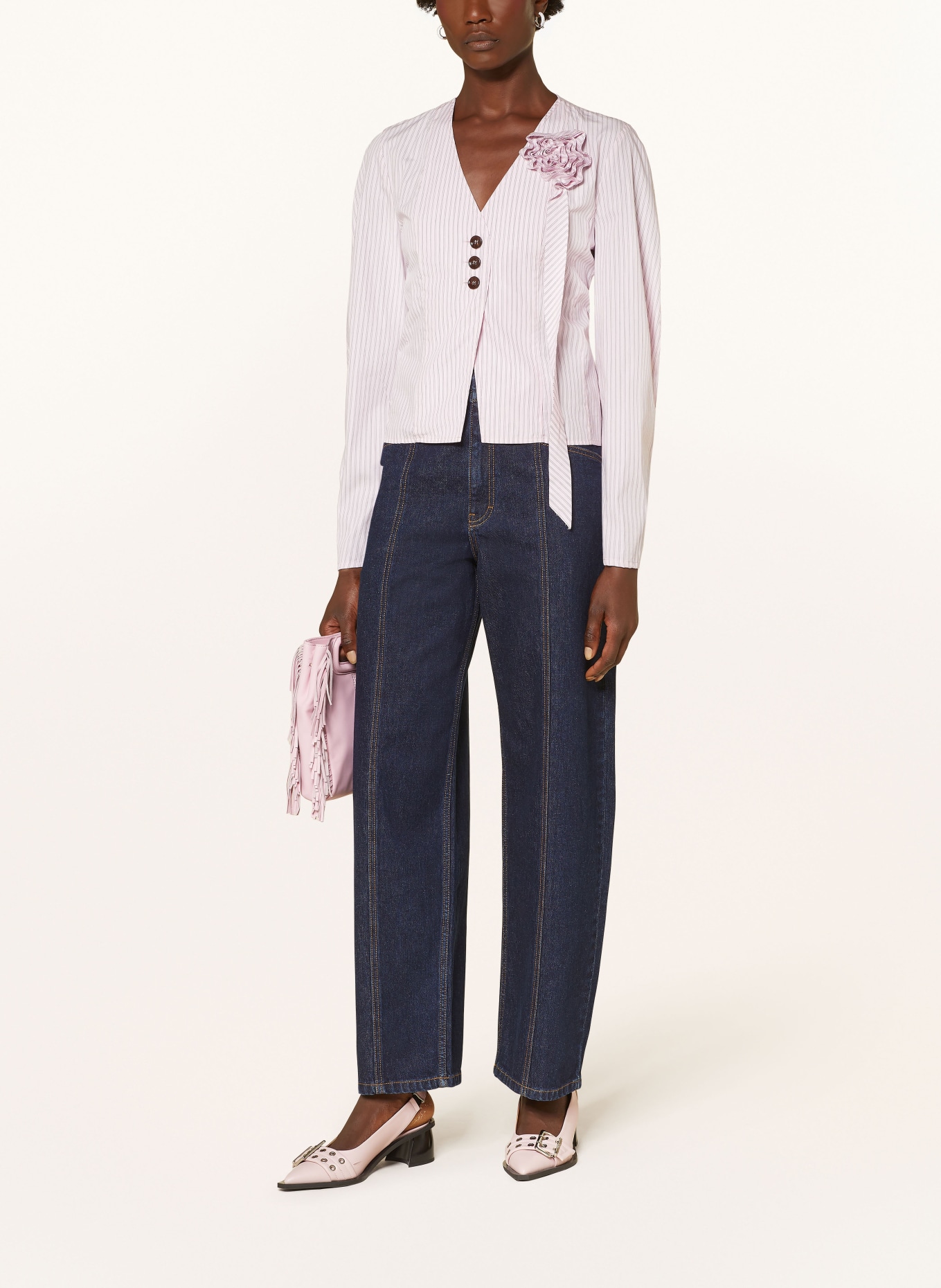 BAUM UND PFERDGARTEN Straight Jeans NARA: C7874 Night Sky Denim