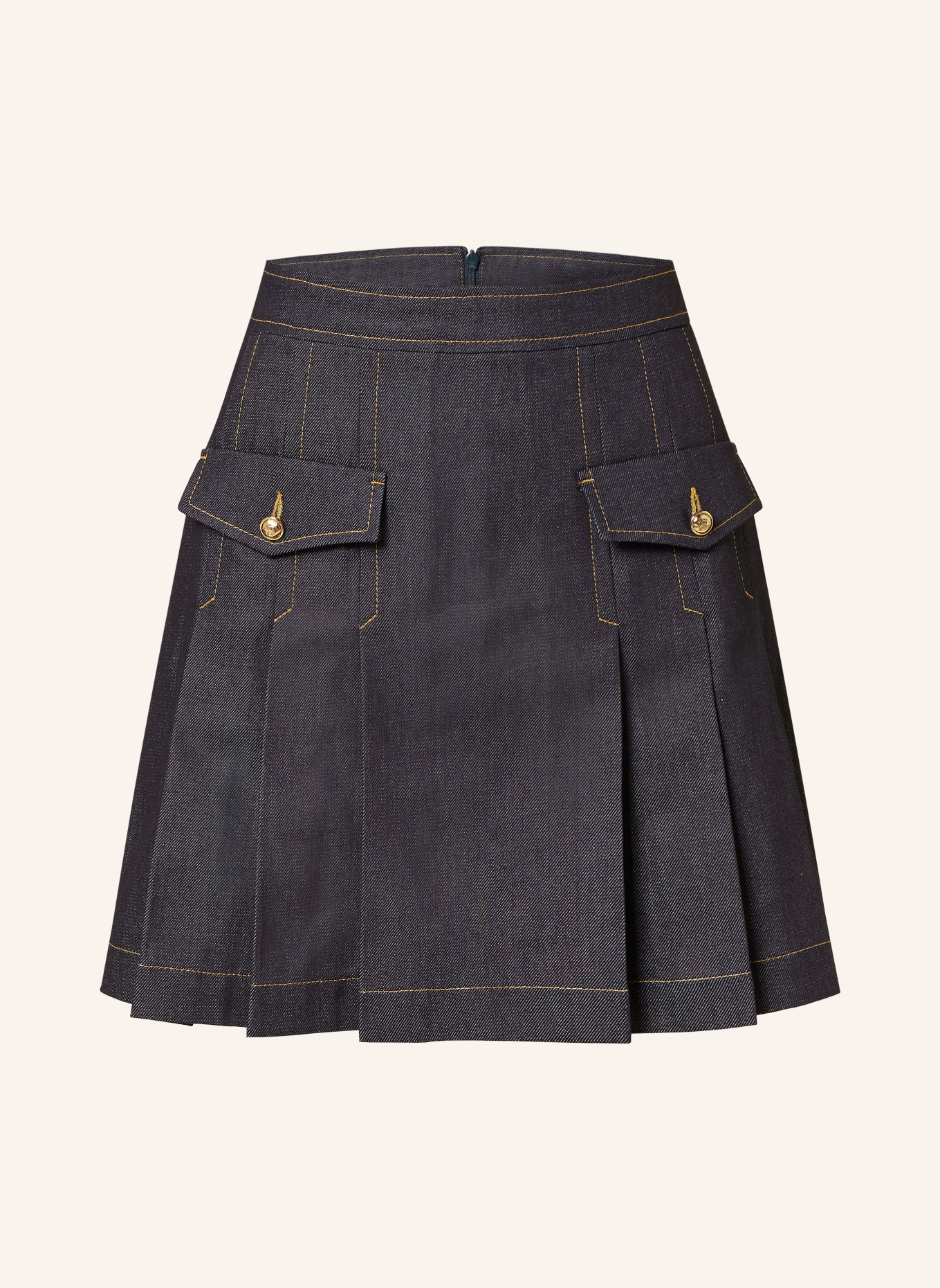 SANDRO Spódnica jeansowa, Kolor: GRANATOWY (Obrazek 1)