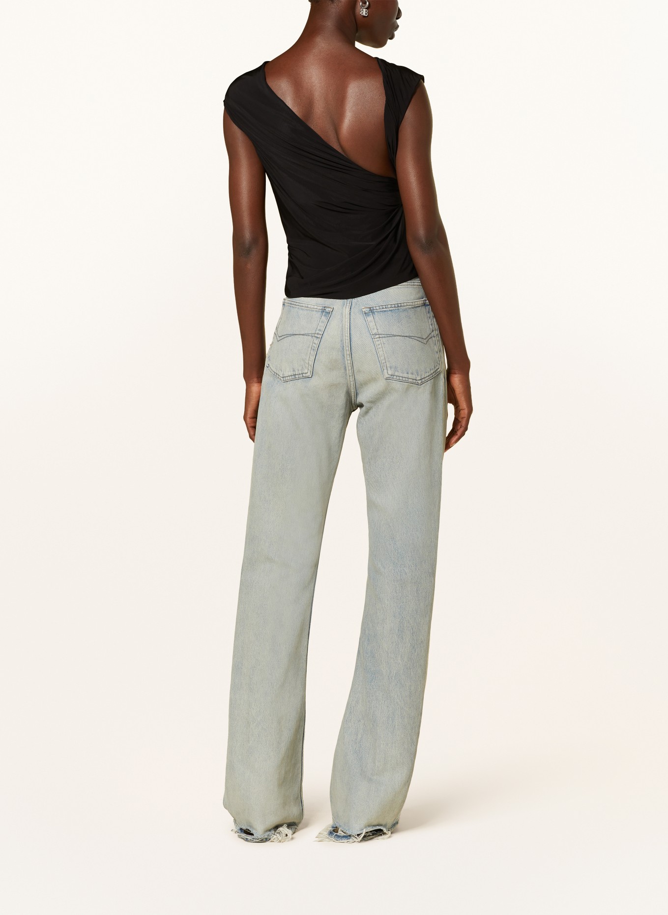 BALENCIAGA Top: CZARNY
