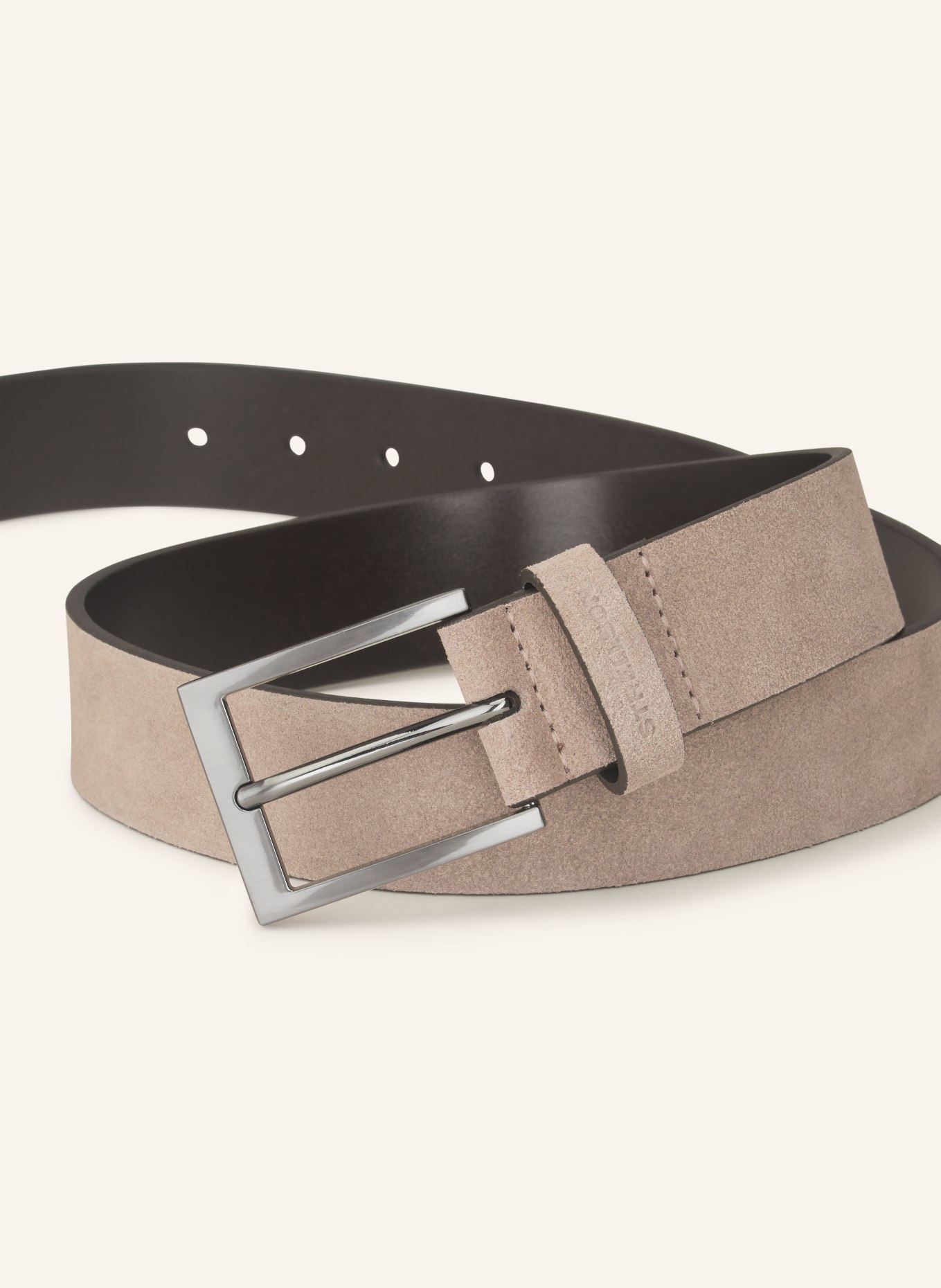 STRELLSON Leather belt, Color: TAUPE (Image 2)