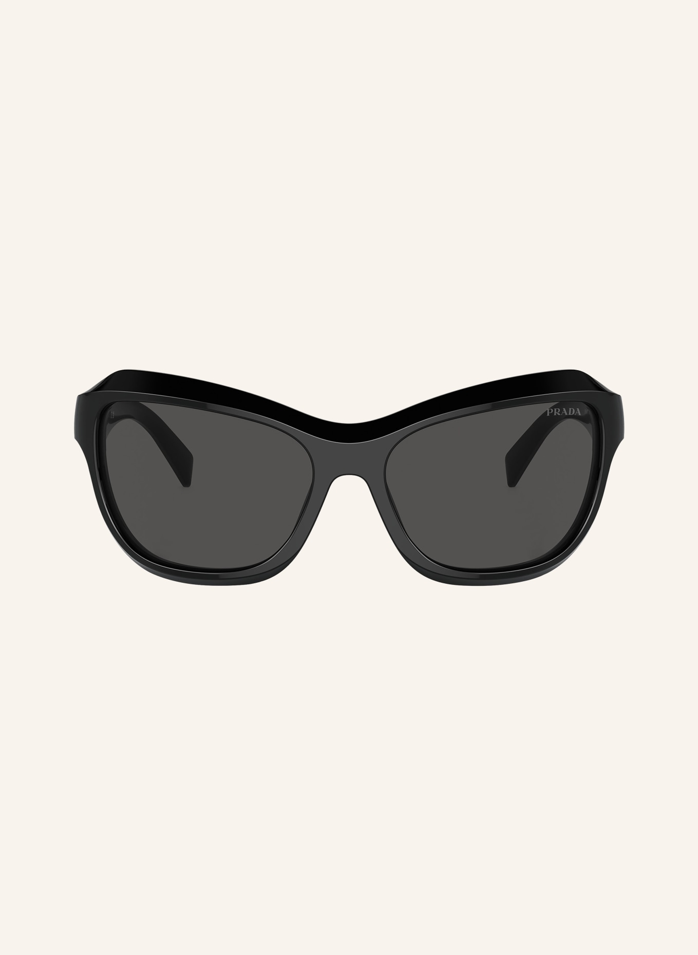 PRADA Sunglasses PR A27S, Color: 16K5S0 - BLACK/ DARK GRAY (Image 2)