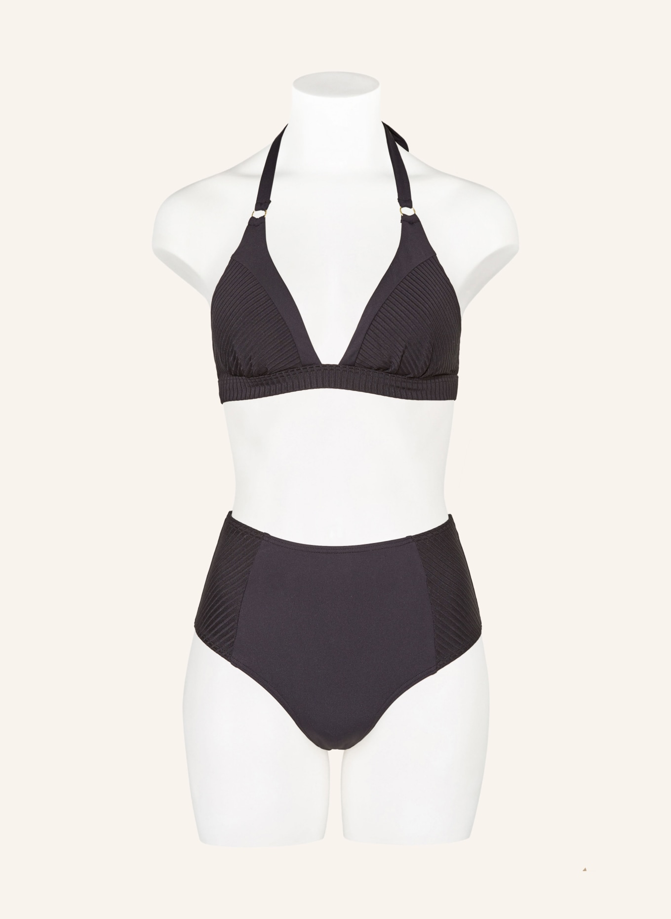 CYELL Neckholder-Bikini-Top CAVIAR: SCHWARZ