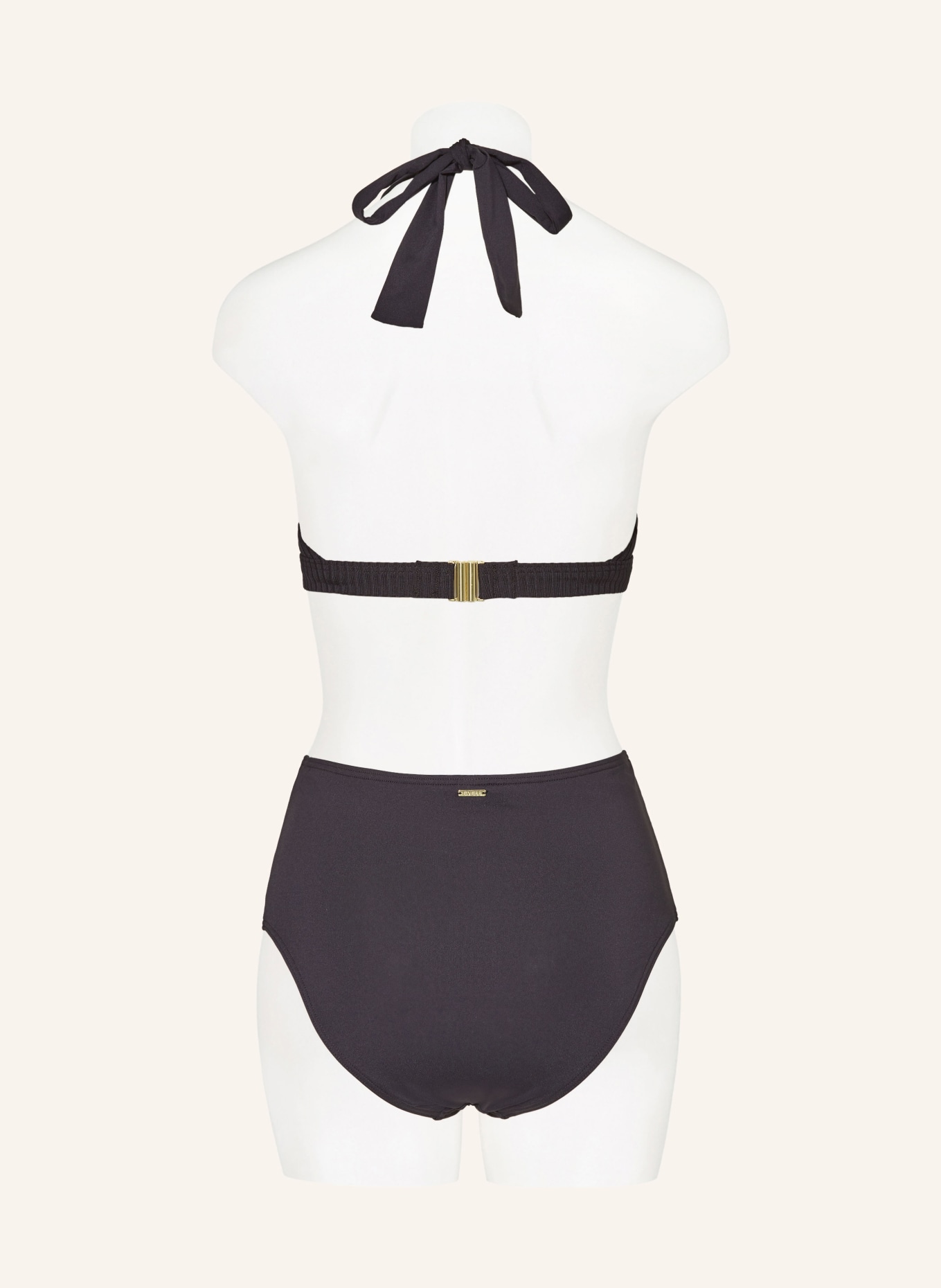 CYELL Neckholder-Bikini-Top CAVIAR: SCHWARZ