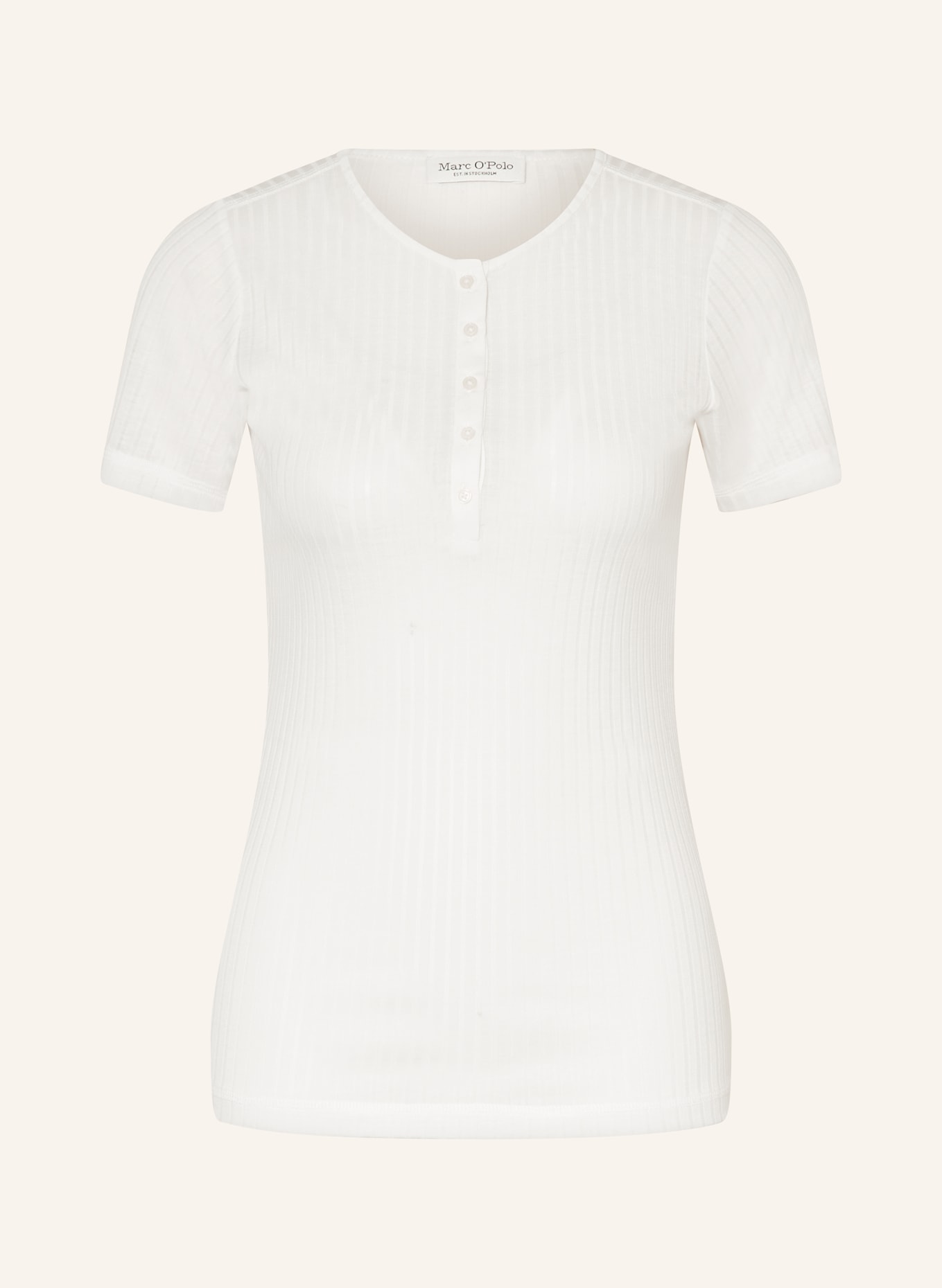 Marc O'Polo Henley shirt, Color: CREAM (Image 1)