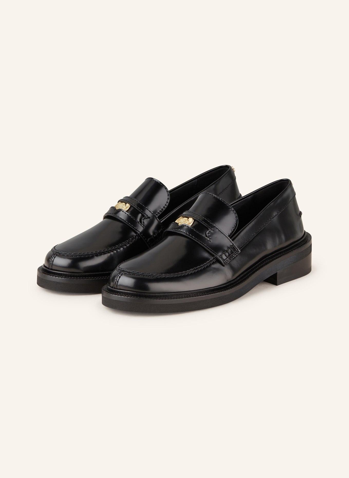 maje Penny-Loafer: SCHWARZ