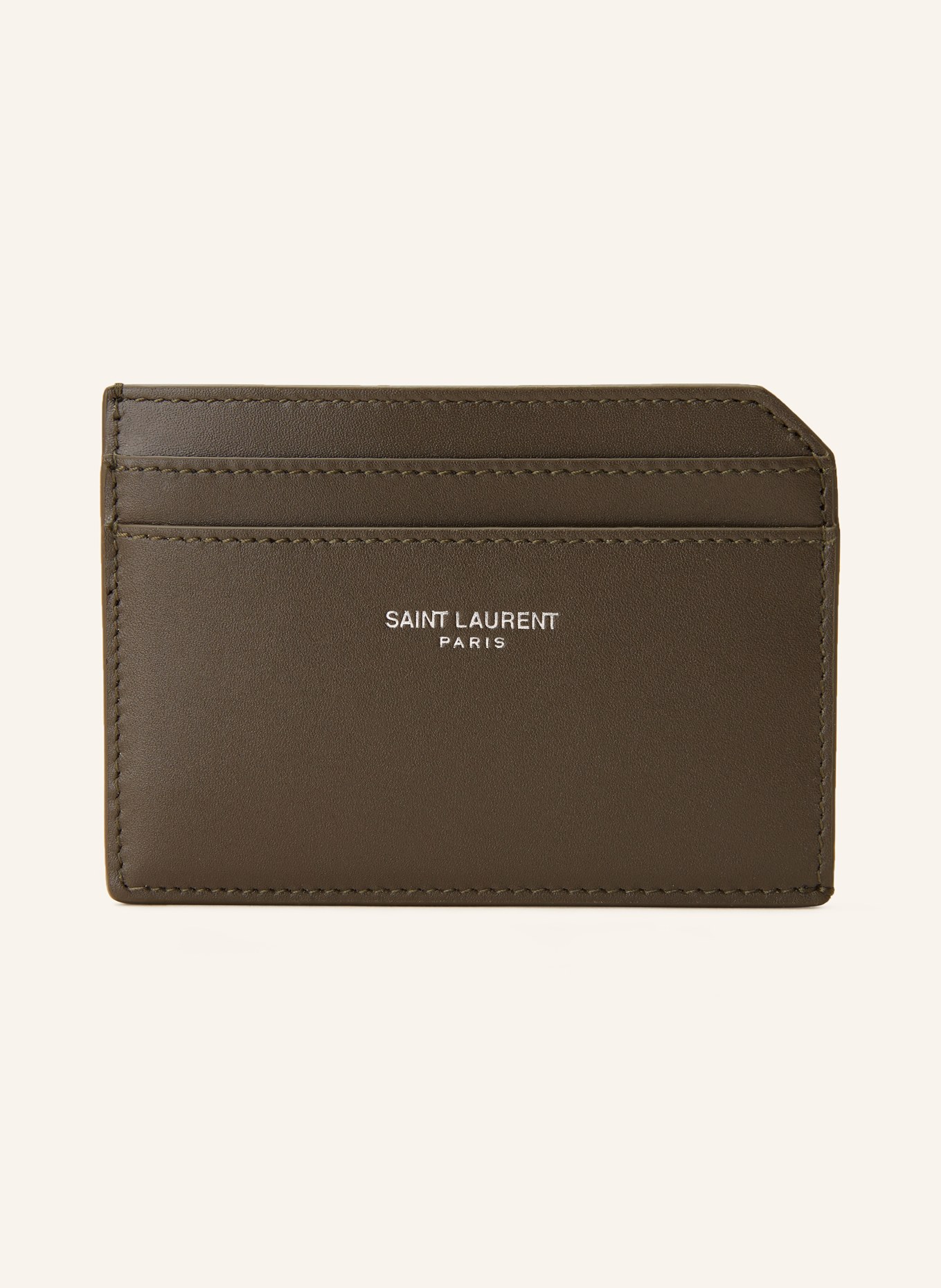 SAINT LAURENT Kartenetui, Farbe: KHAKI (Bild 1)