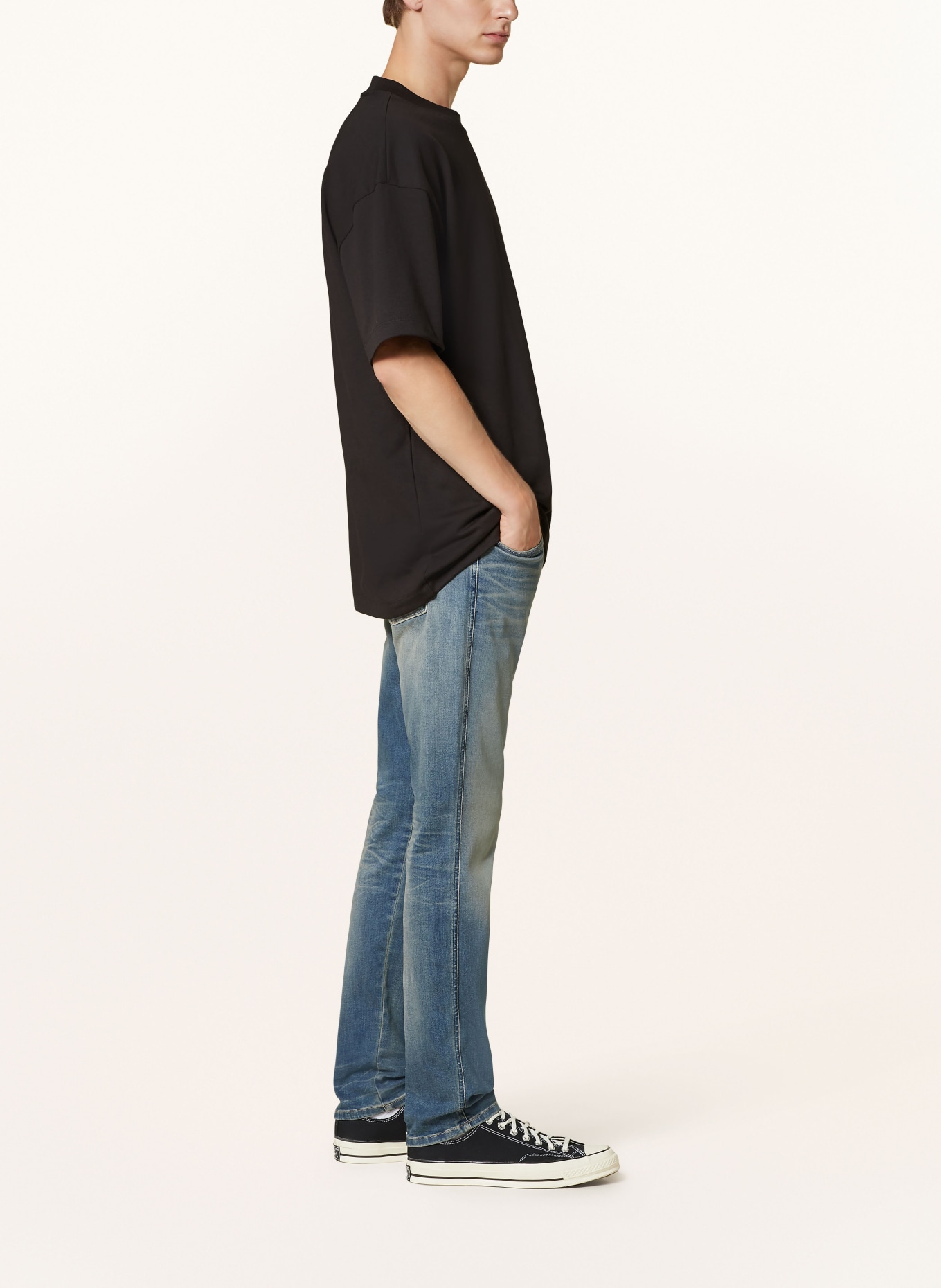 REPLAY Jeans ANBASS Slim Fit, Farbe: 009 MEDIUM BLUE (Bild 4)