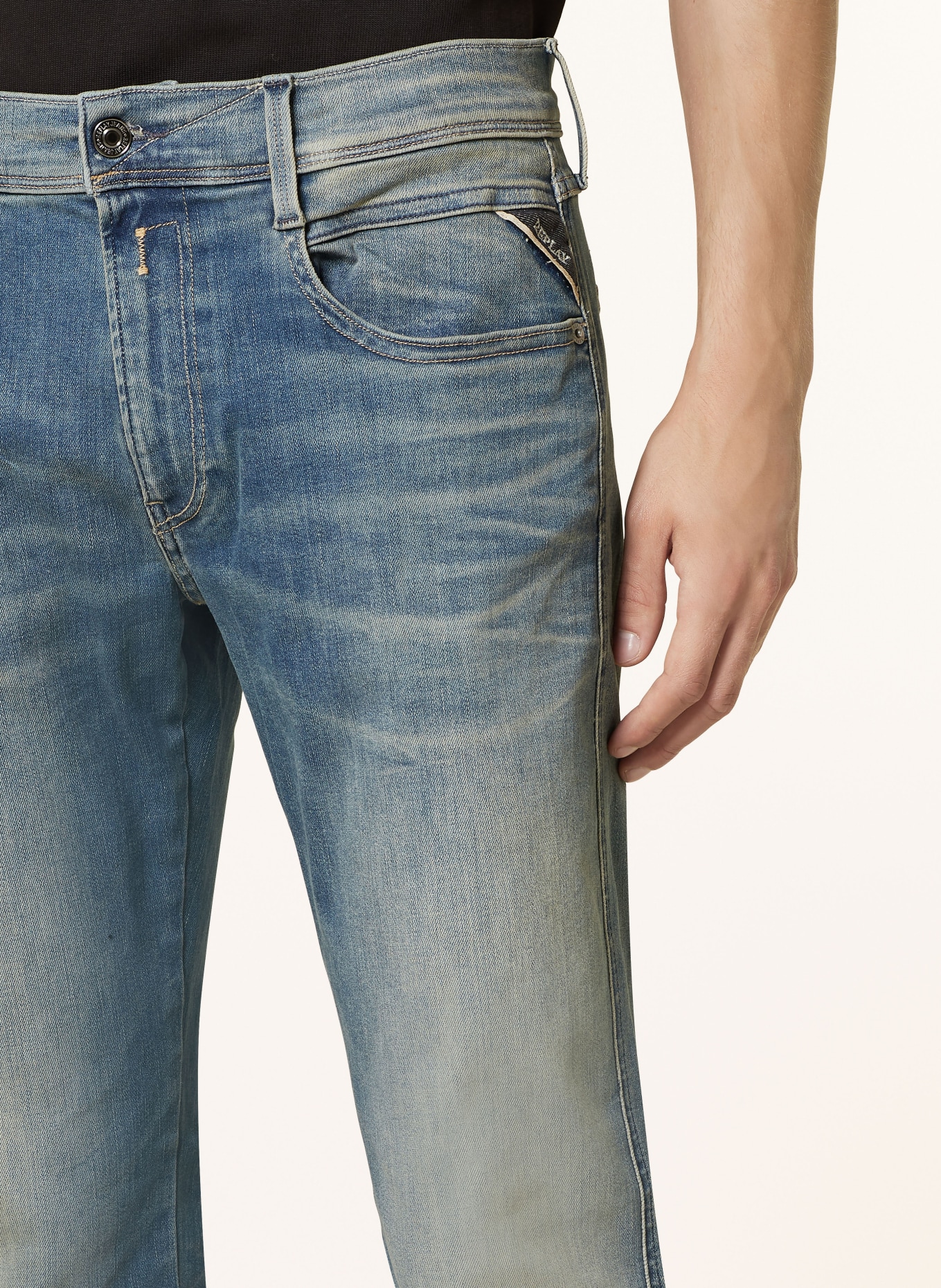 REPLAY Jeans ANBASS Slim Fit, Farbe: 009 MEDIUM BLUE (Bild 5)