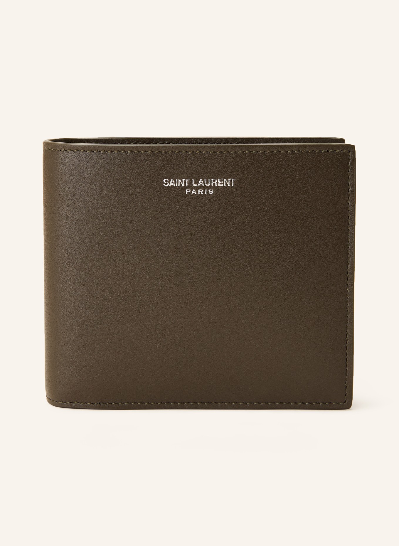 SAINT LAURENT Geldborse in khaki