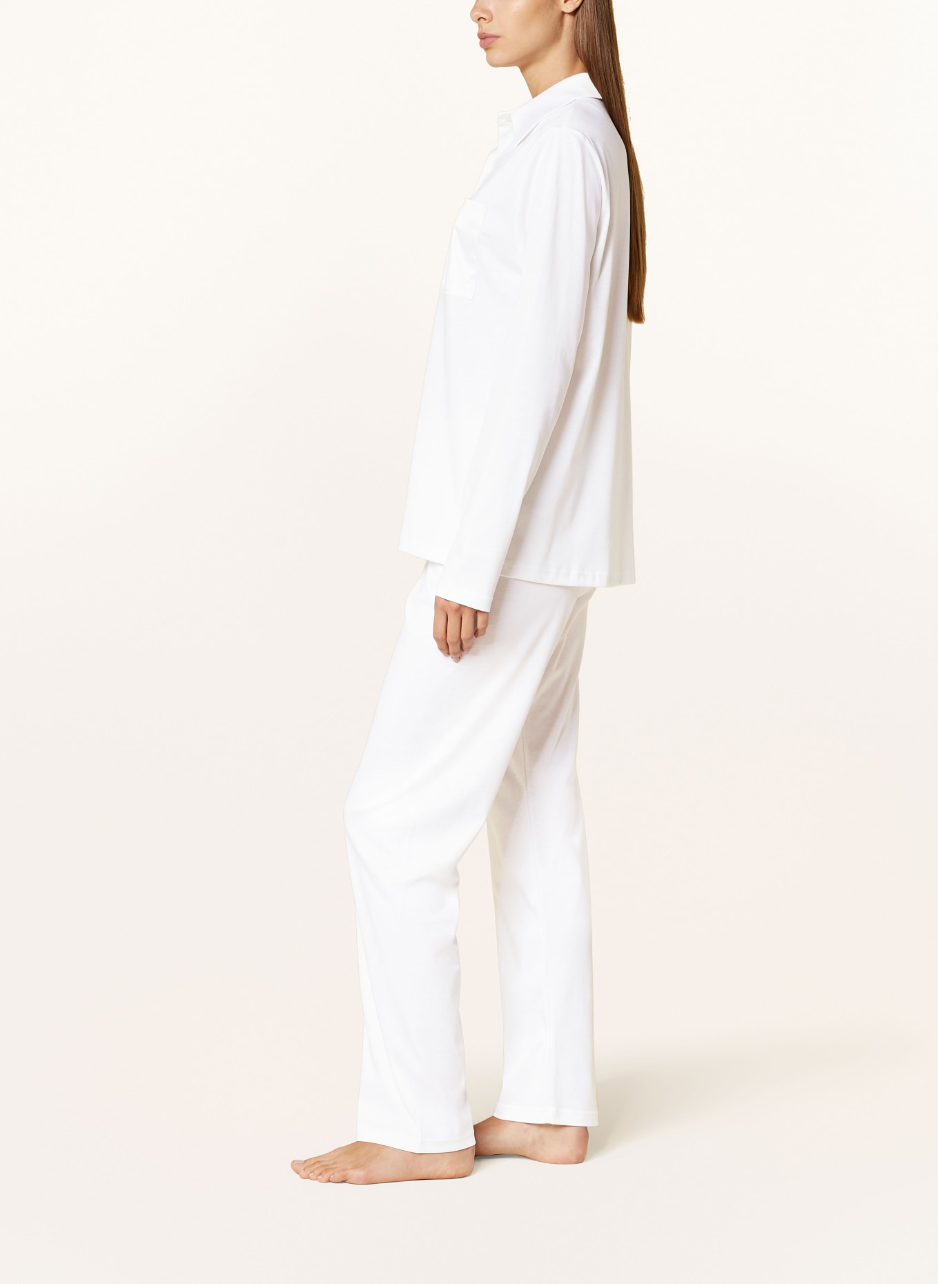 mey Pajamas series MALEA, Color: WHITE (Image 4)