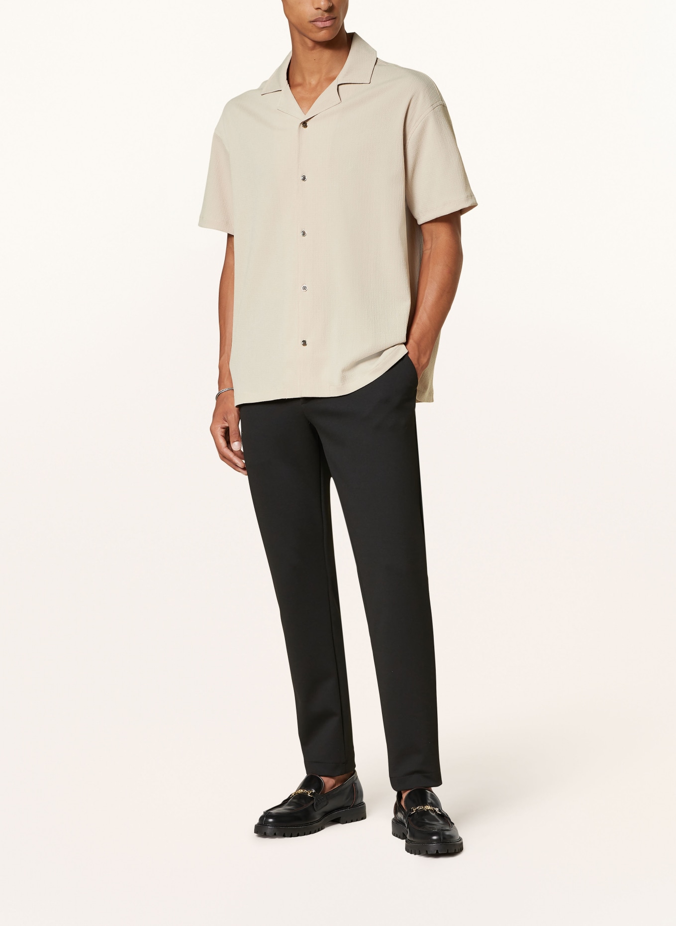 REISS Resort shirt HUNT comfort fit, Color: BEIGE (Image 2)