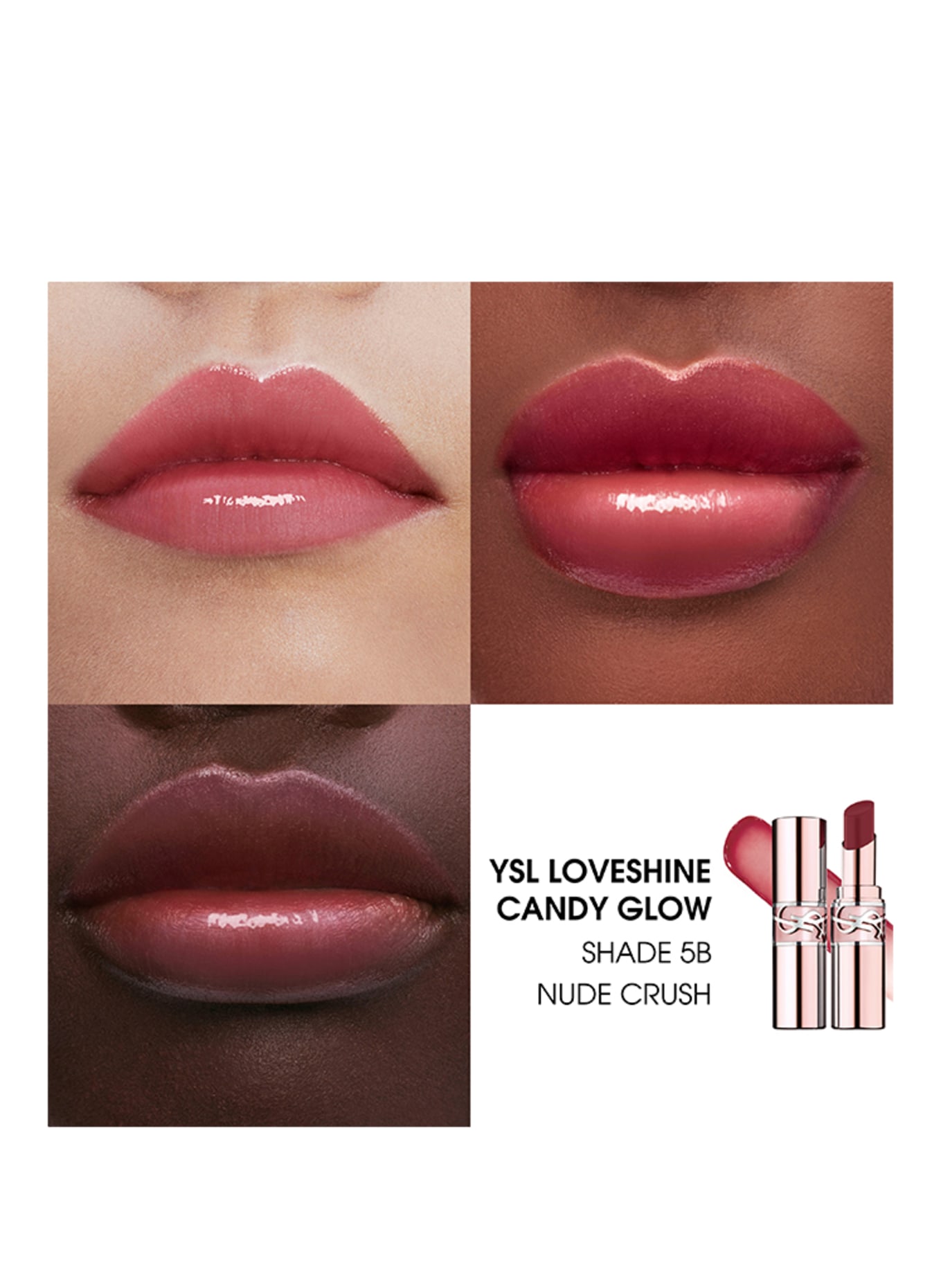 YVES SAINT LAURENT BEAUTÉ LOVESHINE CANDY GLOW: 5B