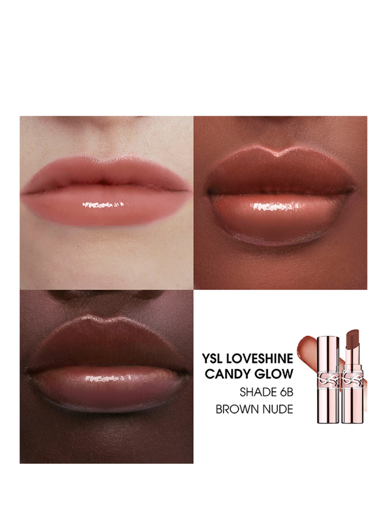 YVES SAINT LAURENT BEAUTÉ LOVESHINE CANDY GLOW: 6B