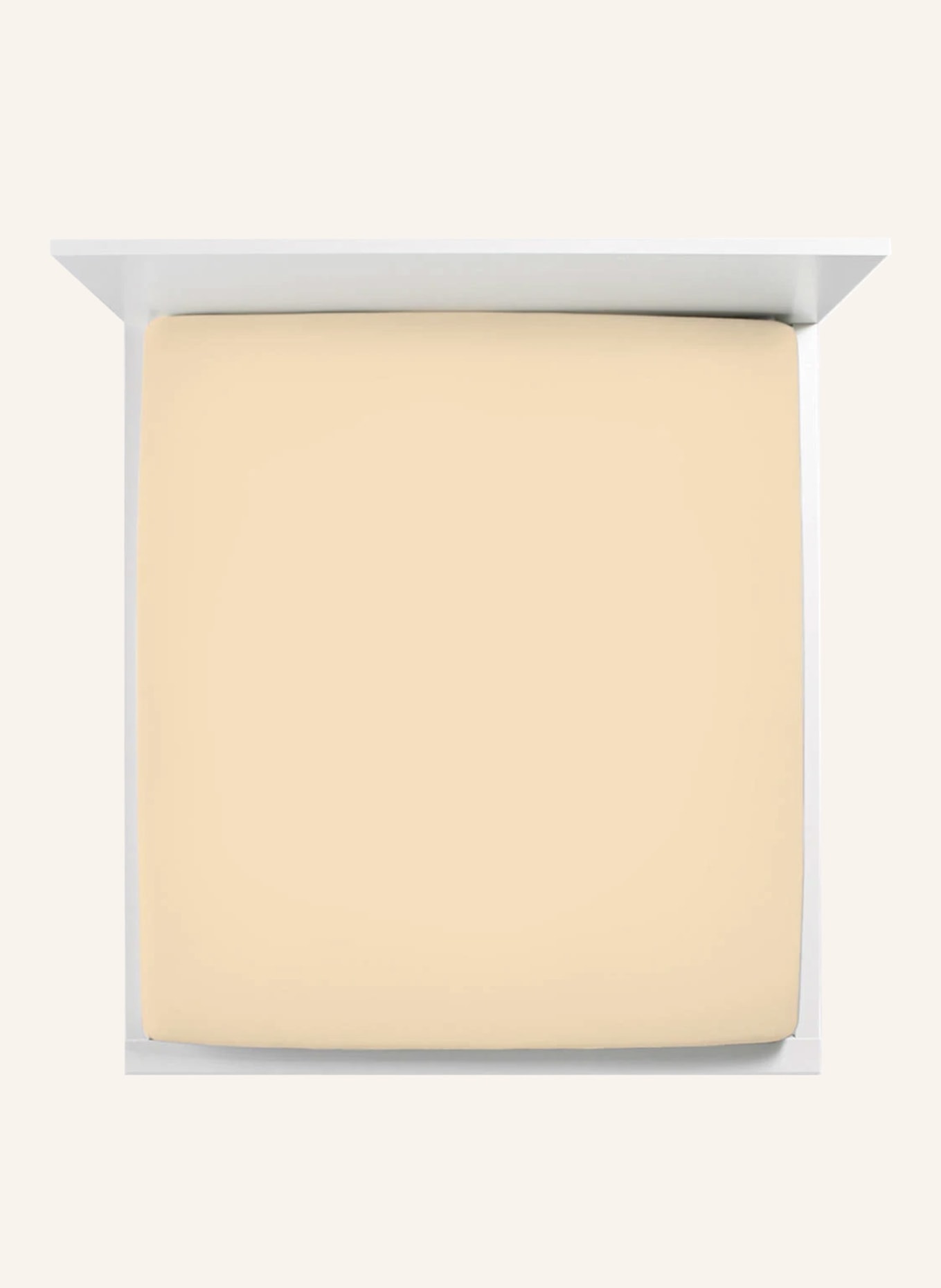 FORMESSE Prześcieradło z gumką BELLA DONNA: ECRU