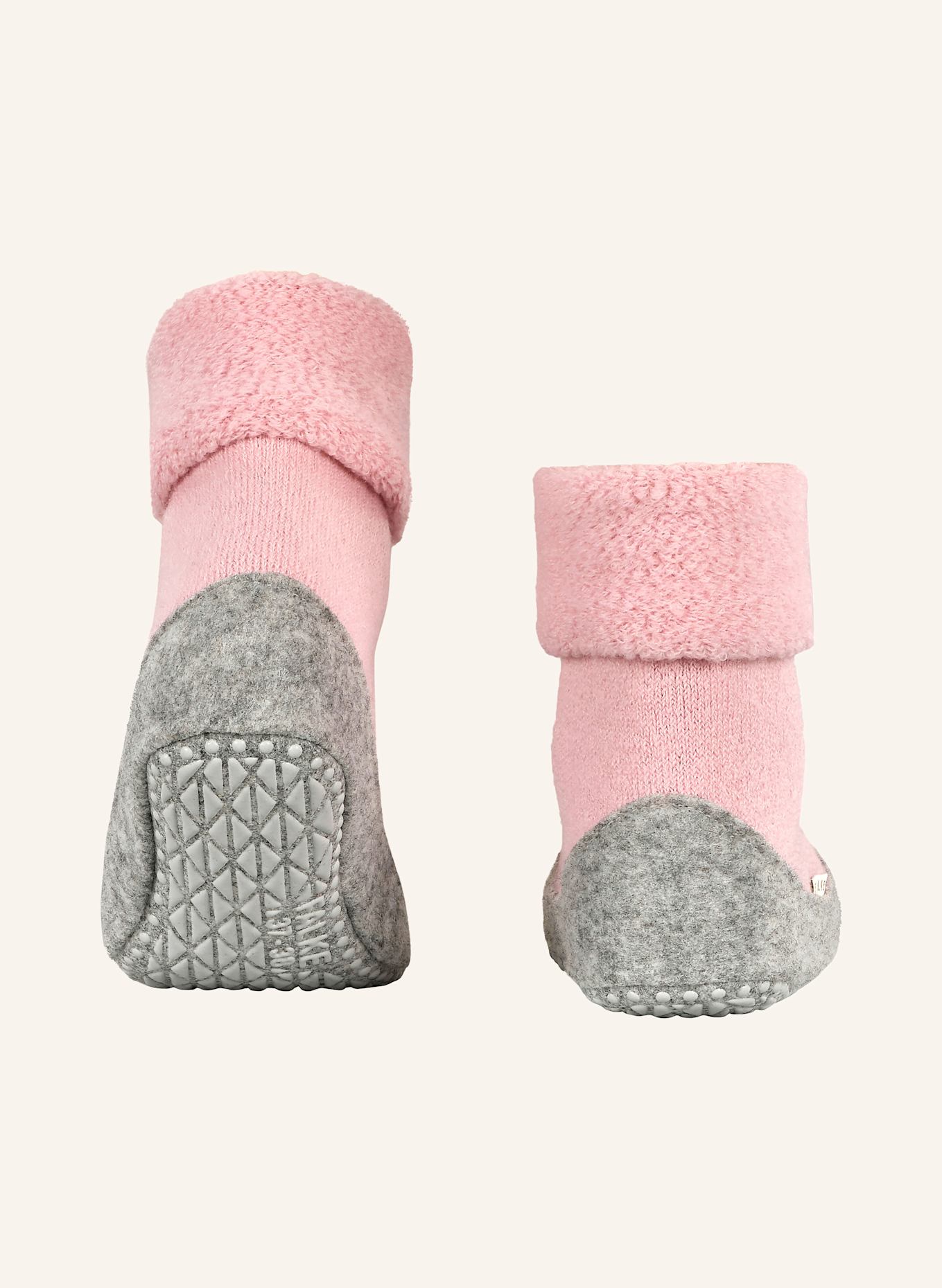 FALKE COSYSHOE stoppe-sokker af merinould: 8449 MANDELBLOMST