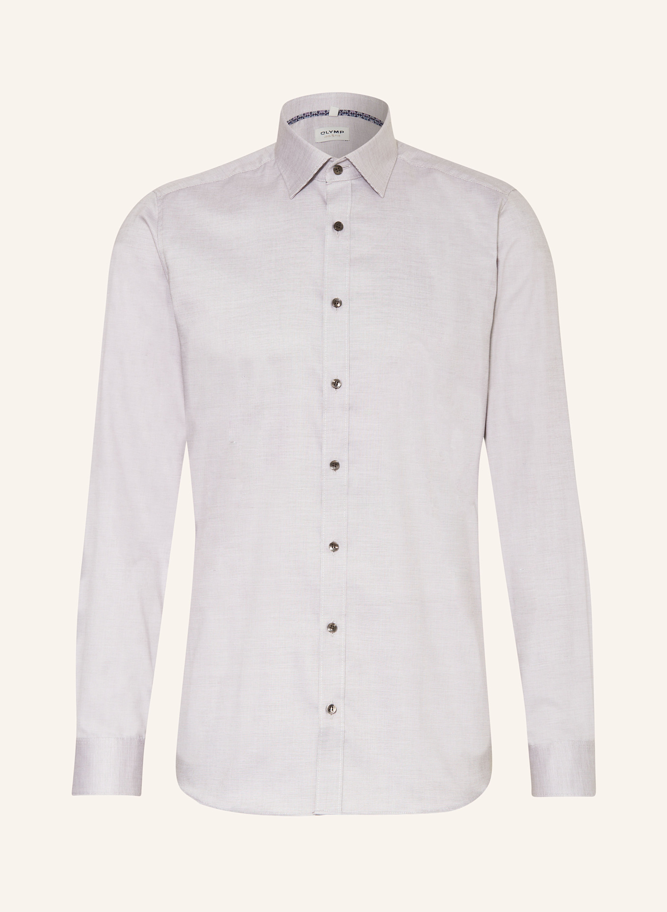 OLYMP Hemd Level Five body fit: DUNKELBRAUN