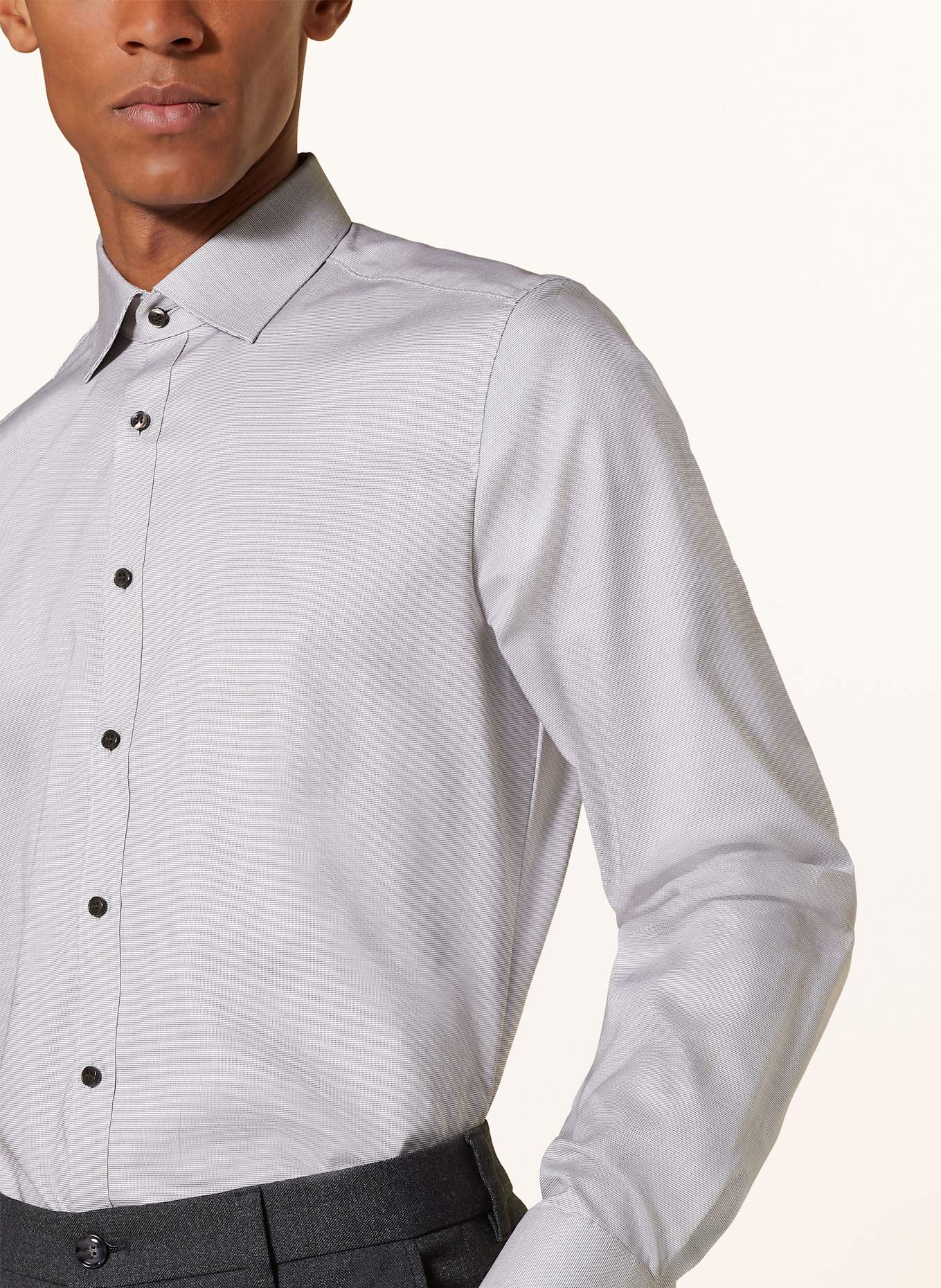 OLYMP Hemd Level Five body fit: DUNKELBRAUN