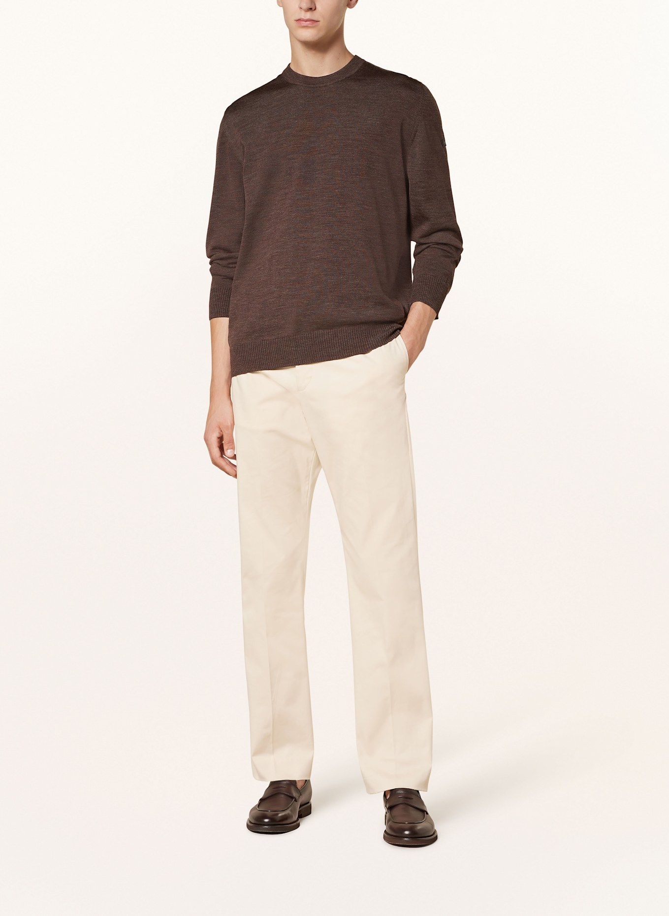 MAERZ MUENCHEN Pullover: DUNKELBRAUN