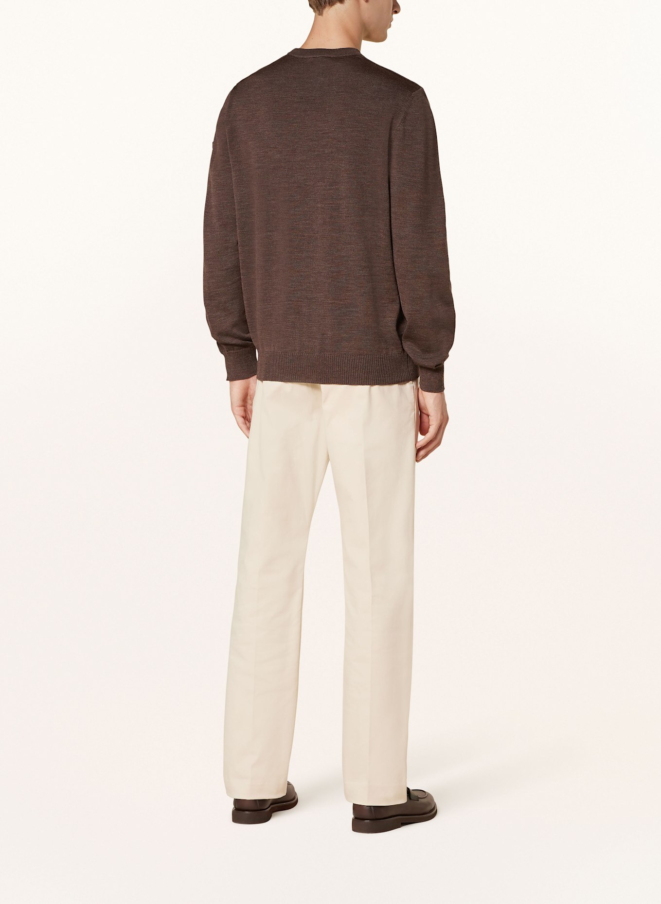 MAERZ MUENCHEN Pullover: DUNKELBRAUN