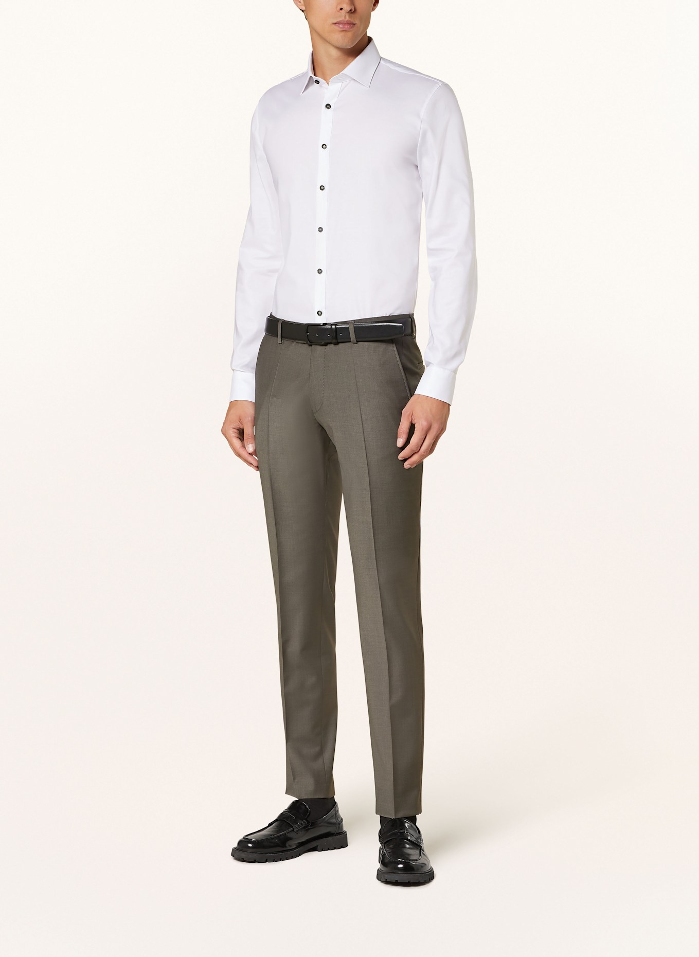 OLYMP Hemd No. Six super slim: WEISS