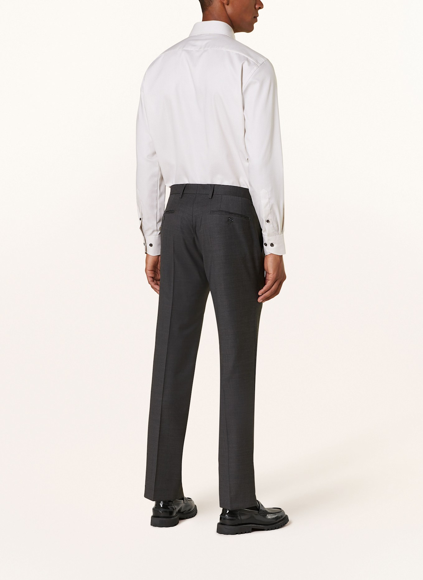 OLYMP Koszula luxor modern fit: BEŻOWY / BIAŁY