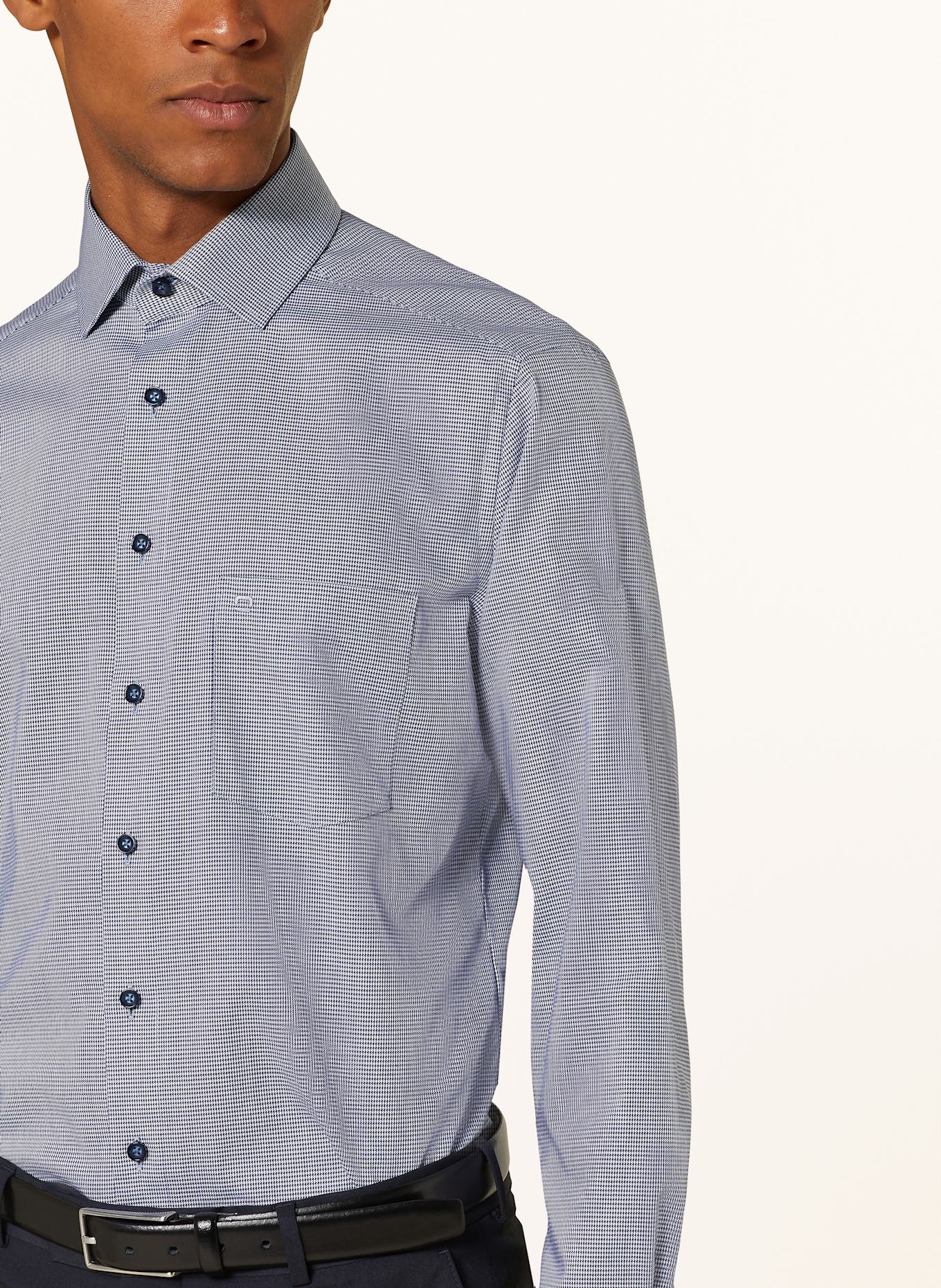 OLYMP Hemd Luxor modern fit: DUNKELBLAU