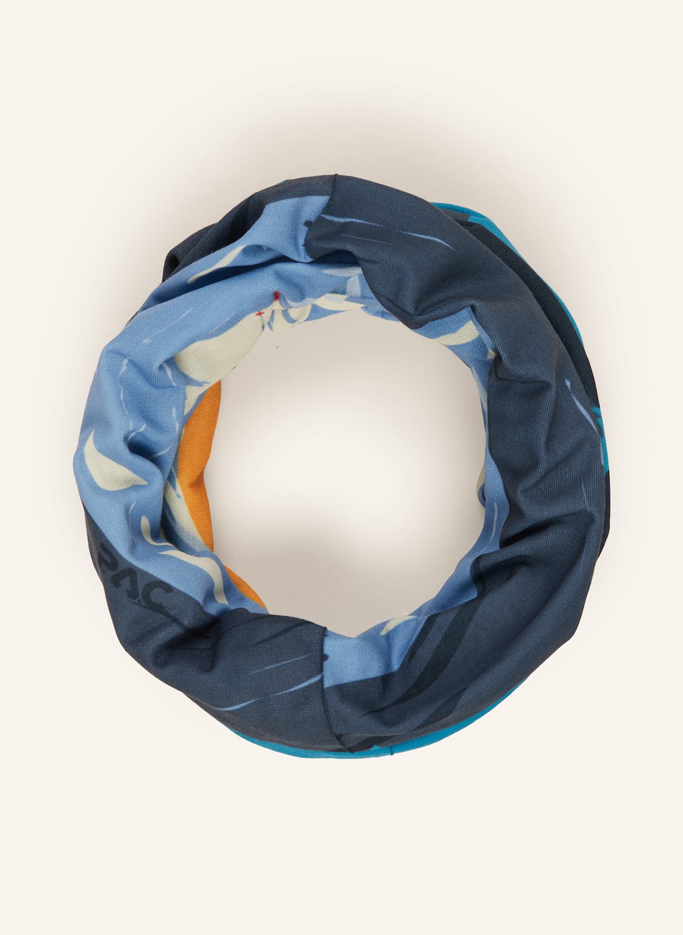 P.A.C. Multifunktionstuch: HELLGELB / BLAU