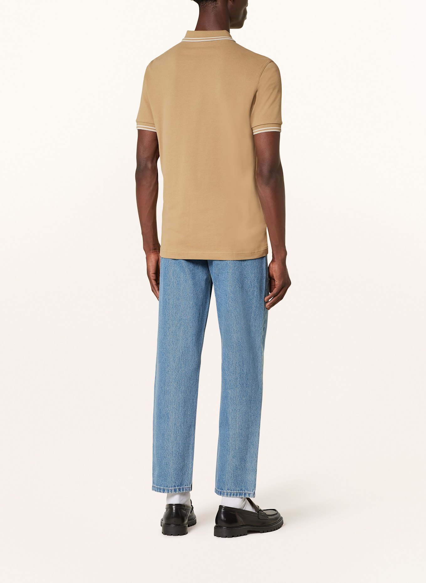 FRED PERRY Piqué polo shirt, Color: CAMEL (Image 3)