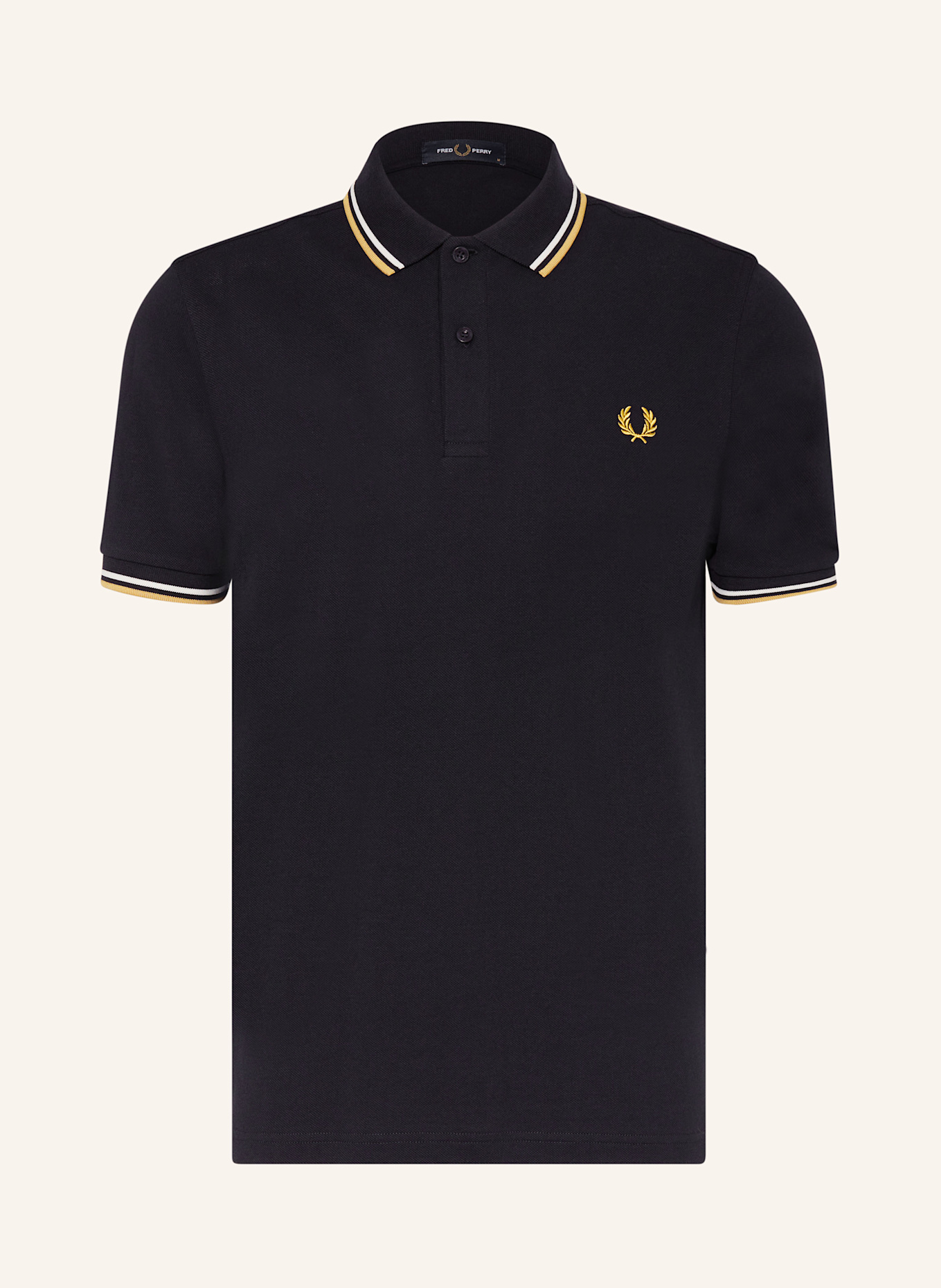 FRED PERRY Polokošile z piké, Barva: TMAVĚ MODRÁ/ REŽNÁ (Obrázek 1)