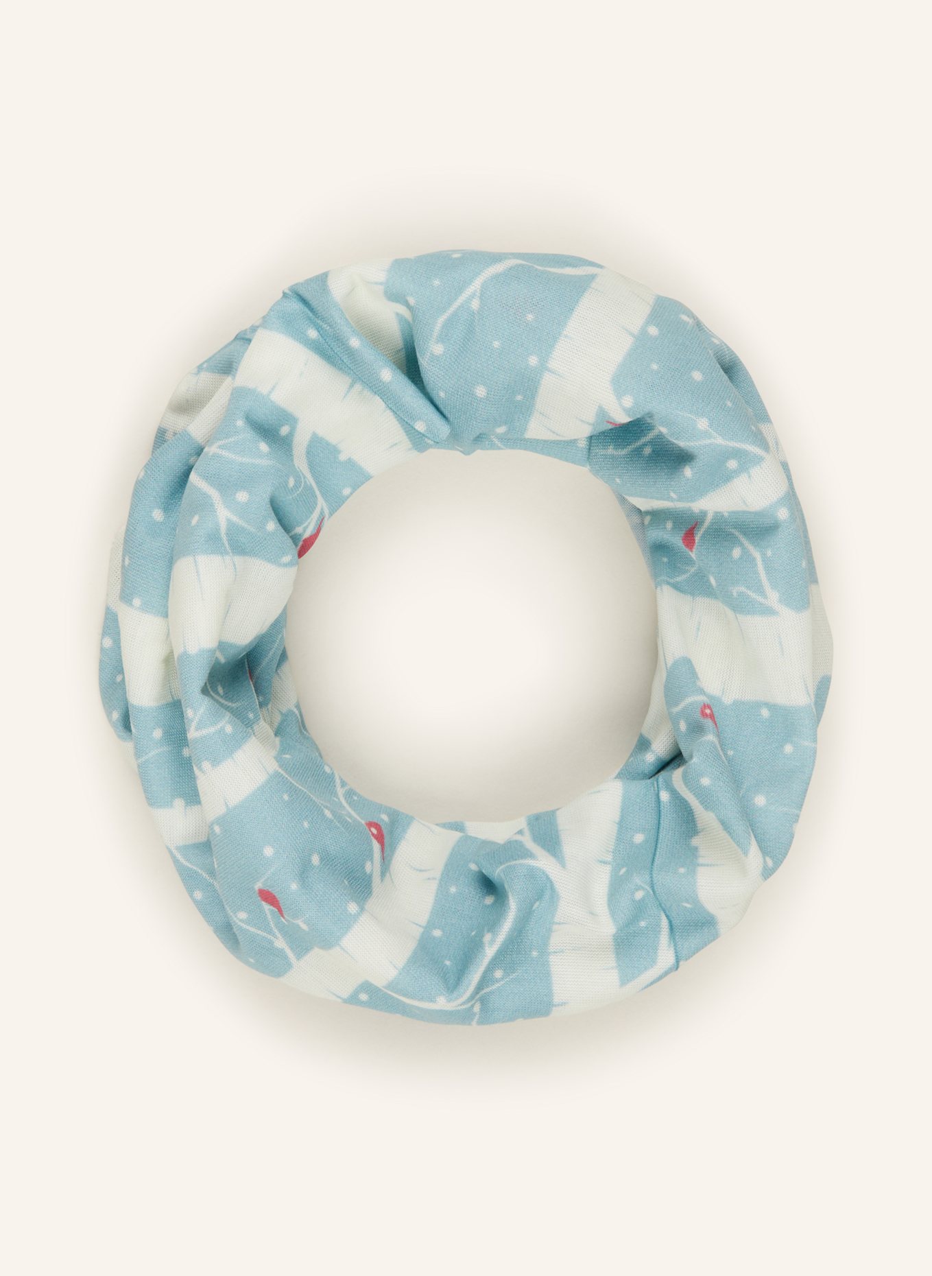 P.A.C. Multifunctional scarf: LIGHT BLUE / WHITE
