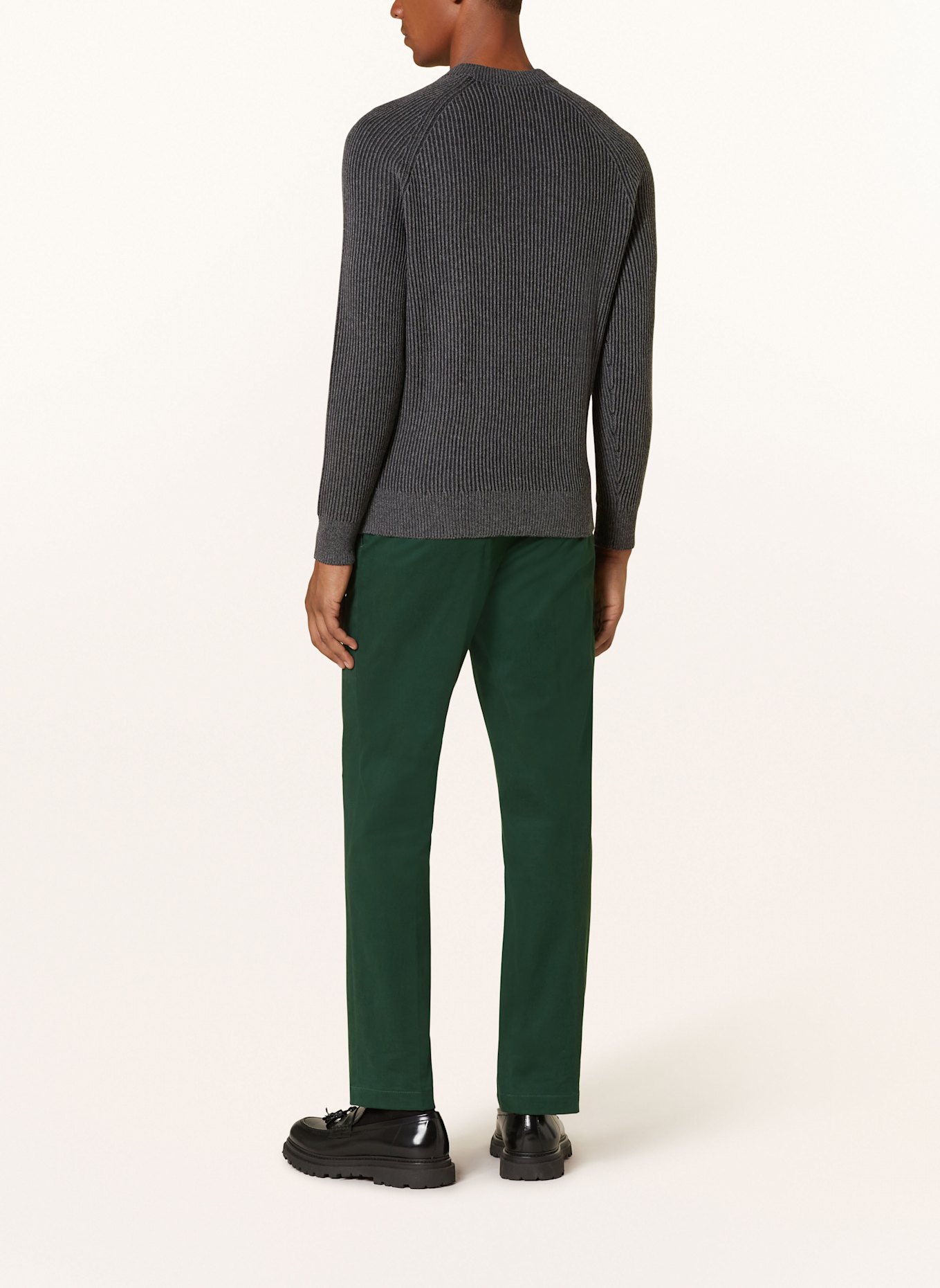 HILTL Chino PEAKER-S Regular Fit: DUNKELGRÜN (Bild 3)