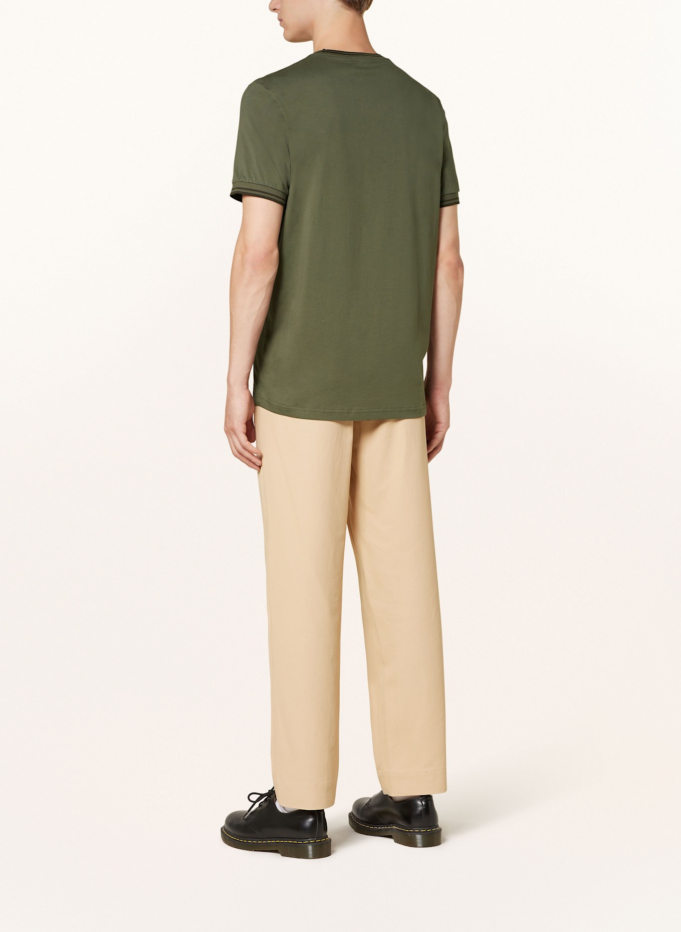 FRED PERRY T-shirt, Color: OLIVE (Image 3)