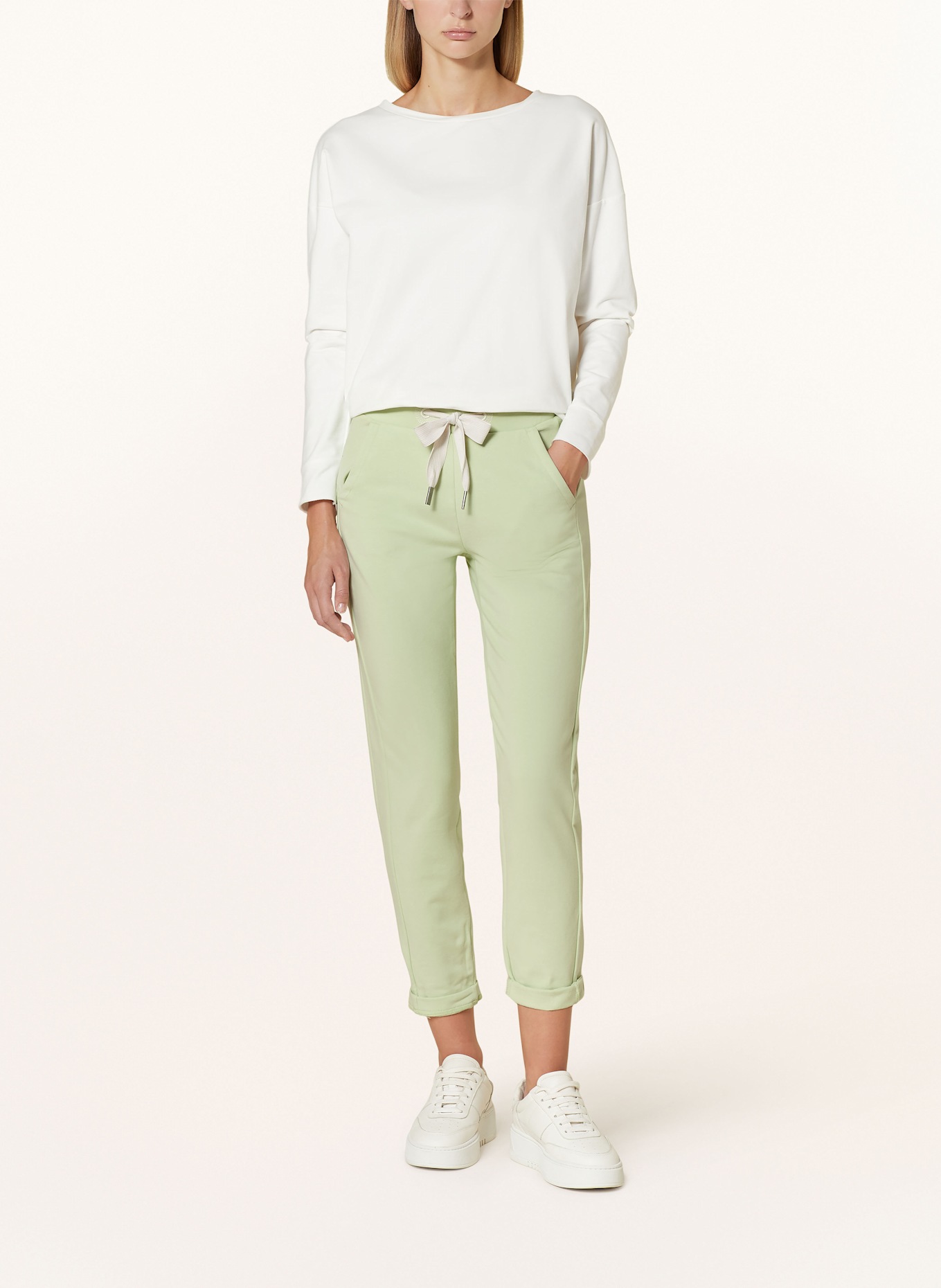 ELBSAND Sweatpants BRINJA, Color: LIGHT GREEN (Image 2)